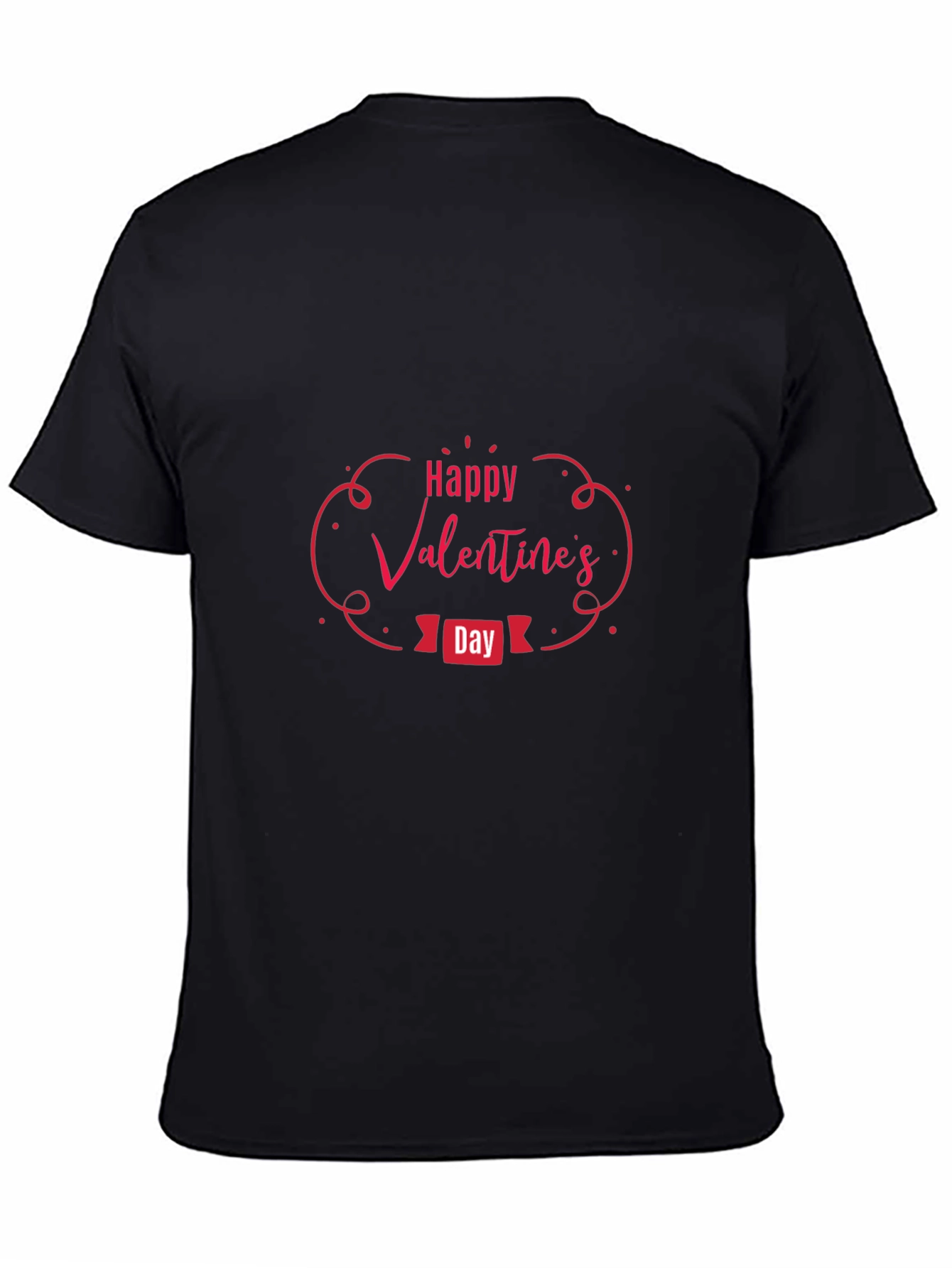 Valentines Day Graphic Tee - Black