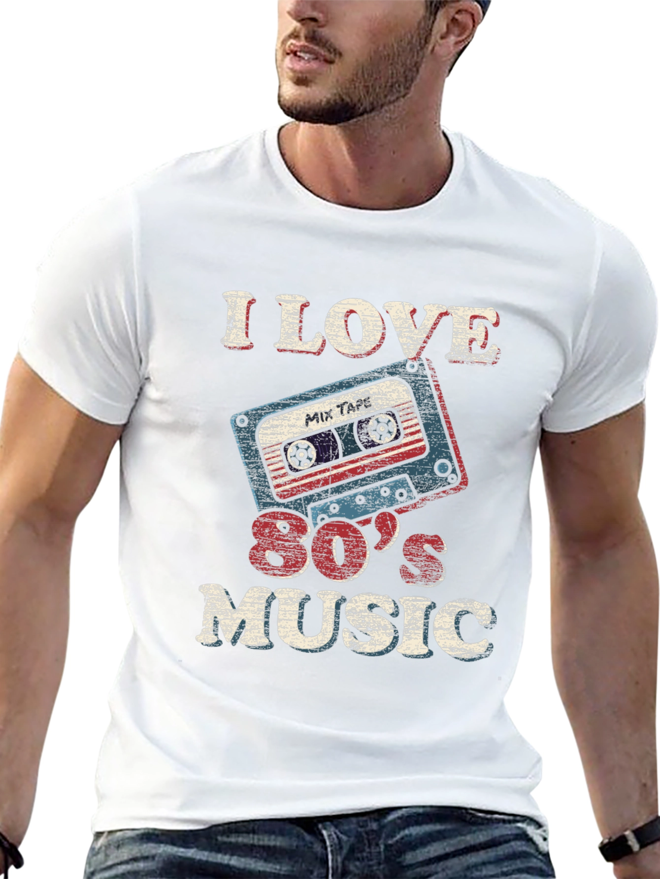 I Love 80s Music Retro T-Shirt
