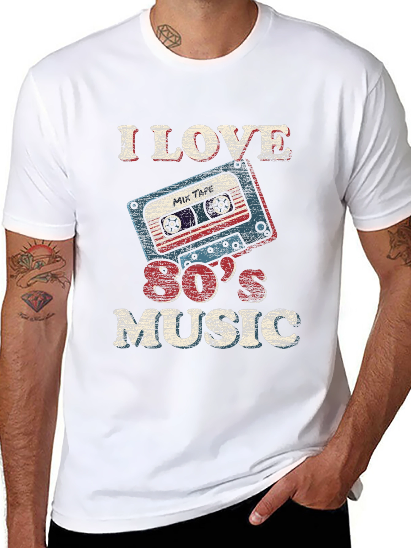 I Love 80s Music Retro T-Shirt