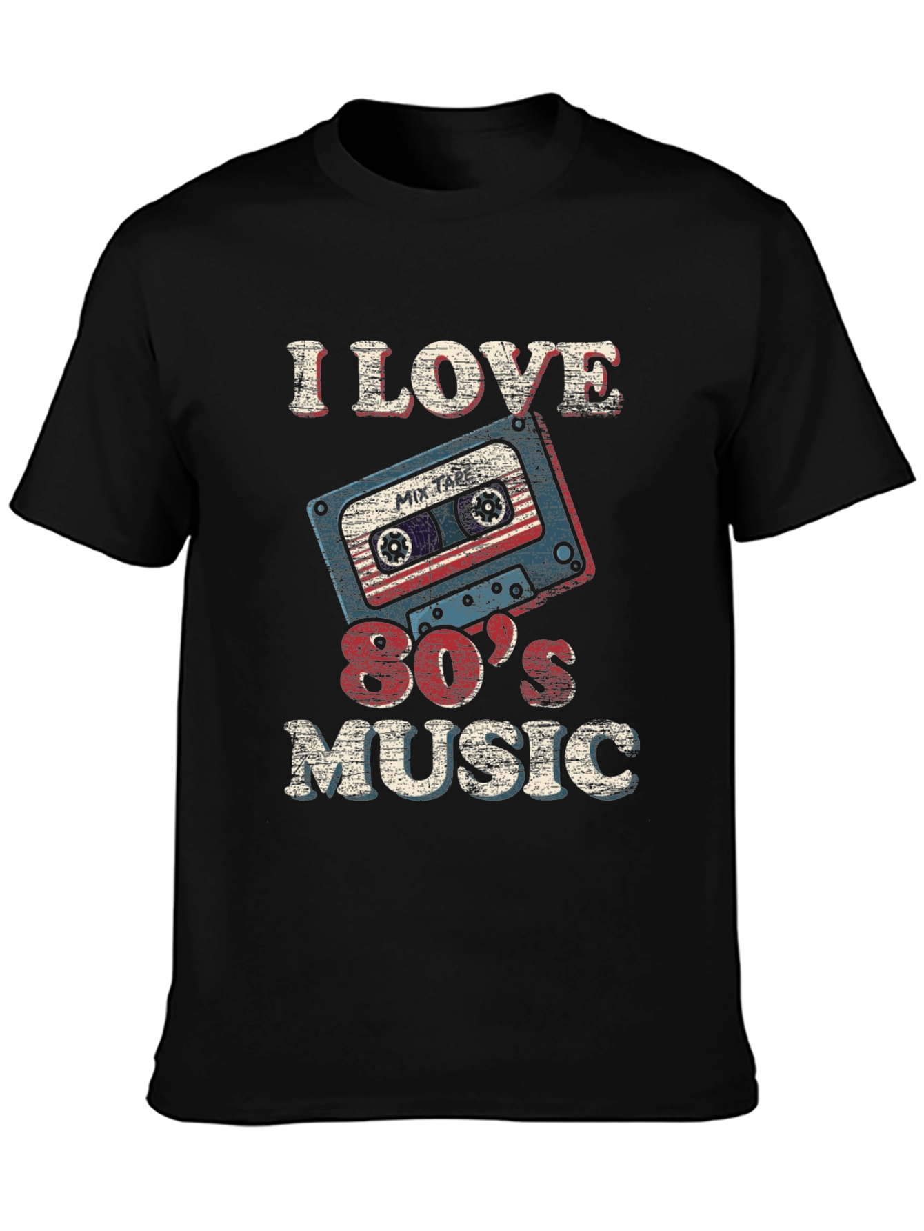 I Love 80s Music Retro T-Shirt