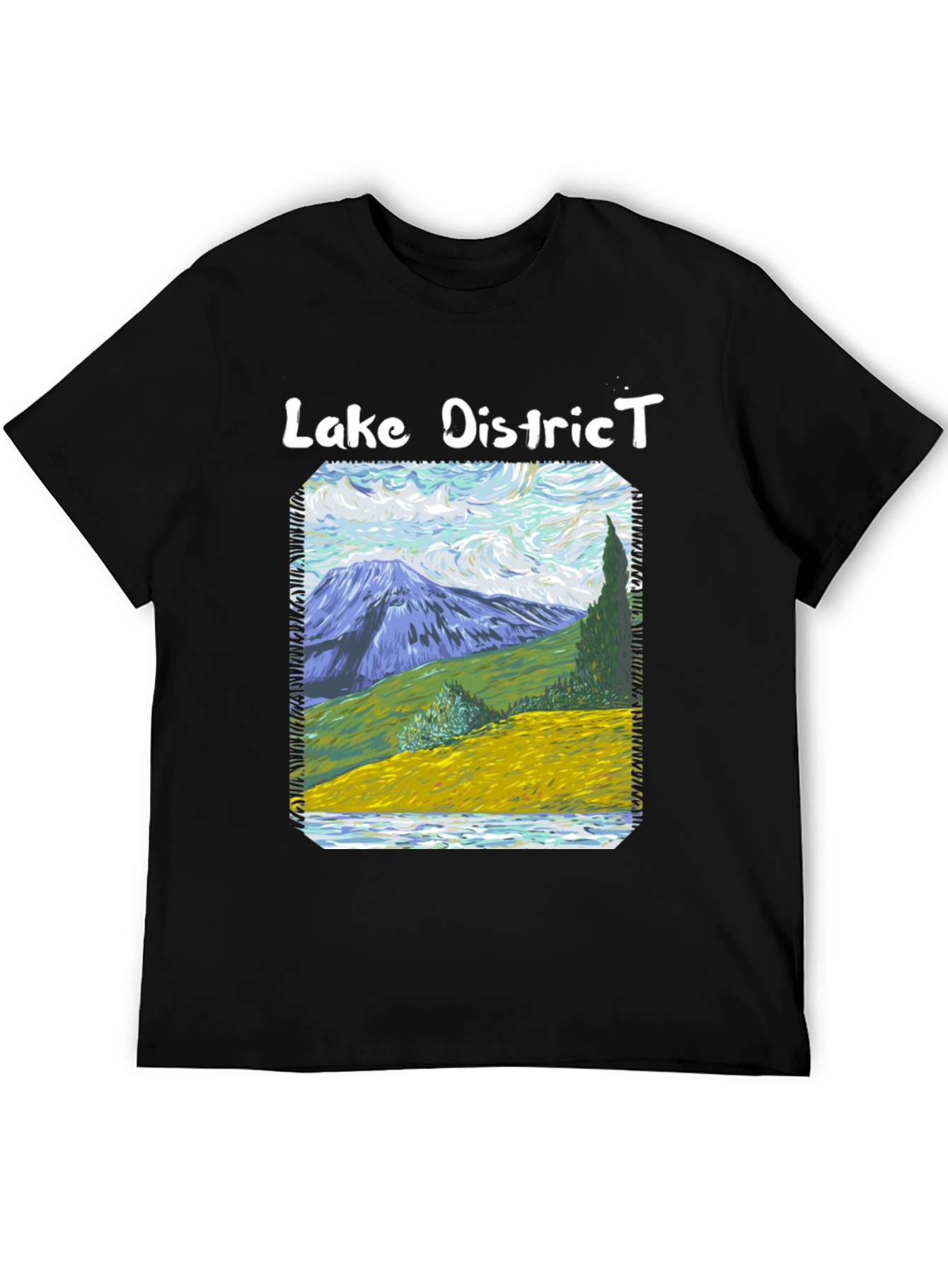 Lake District Van Gogh Style T-Shirt