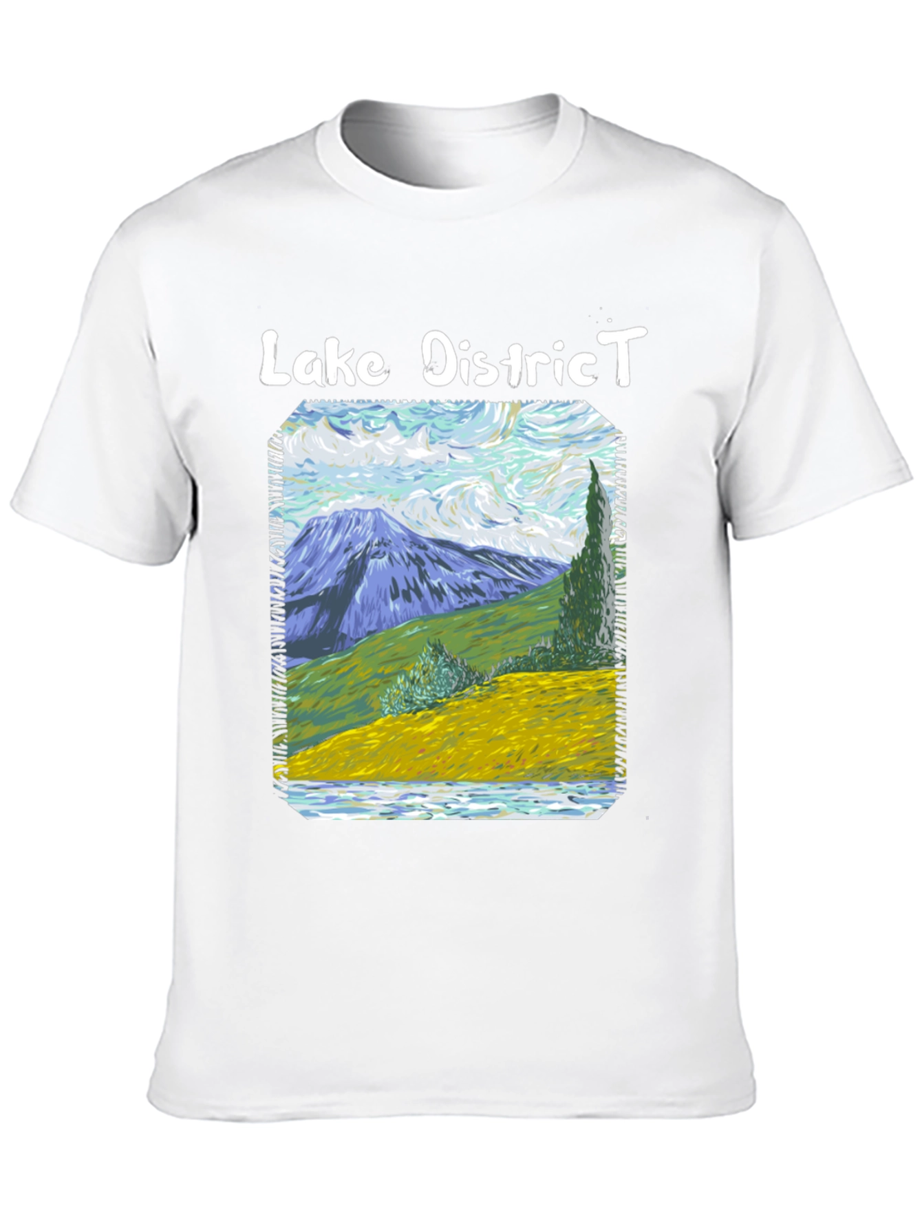 Lake District Van Gogh Style T-Shirt