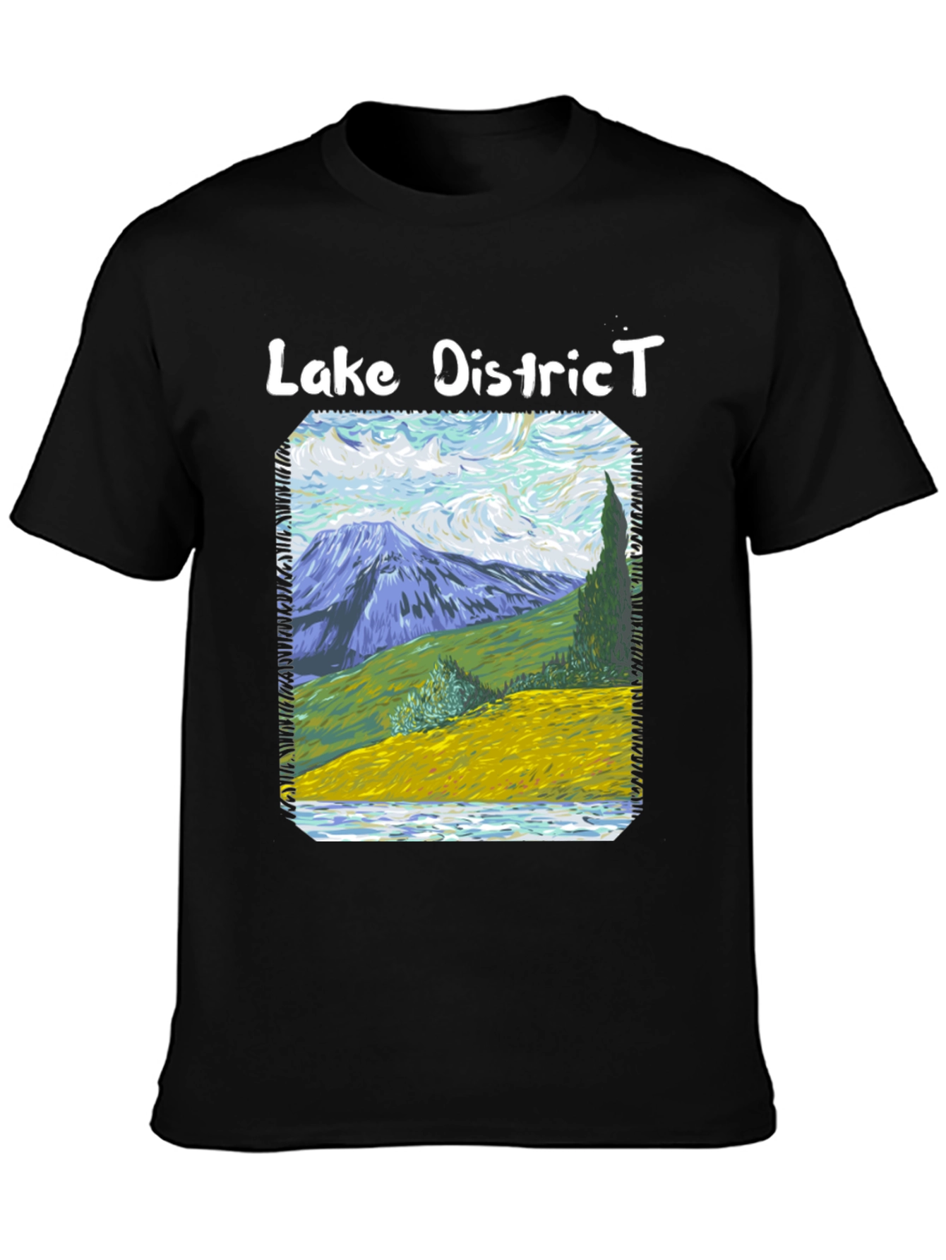 Lake District Van Gogh Style T-Shirt