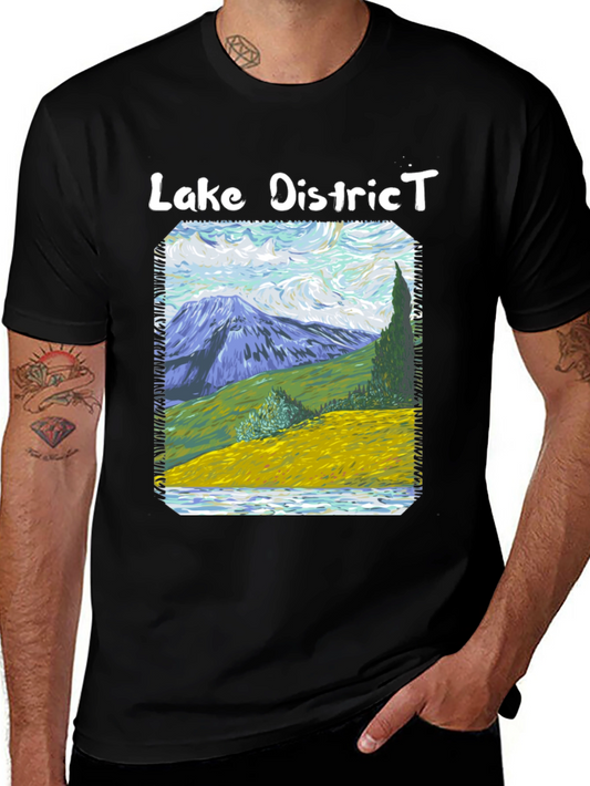 Lake District Van Gogh Style T-Shirt