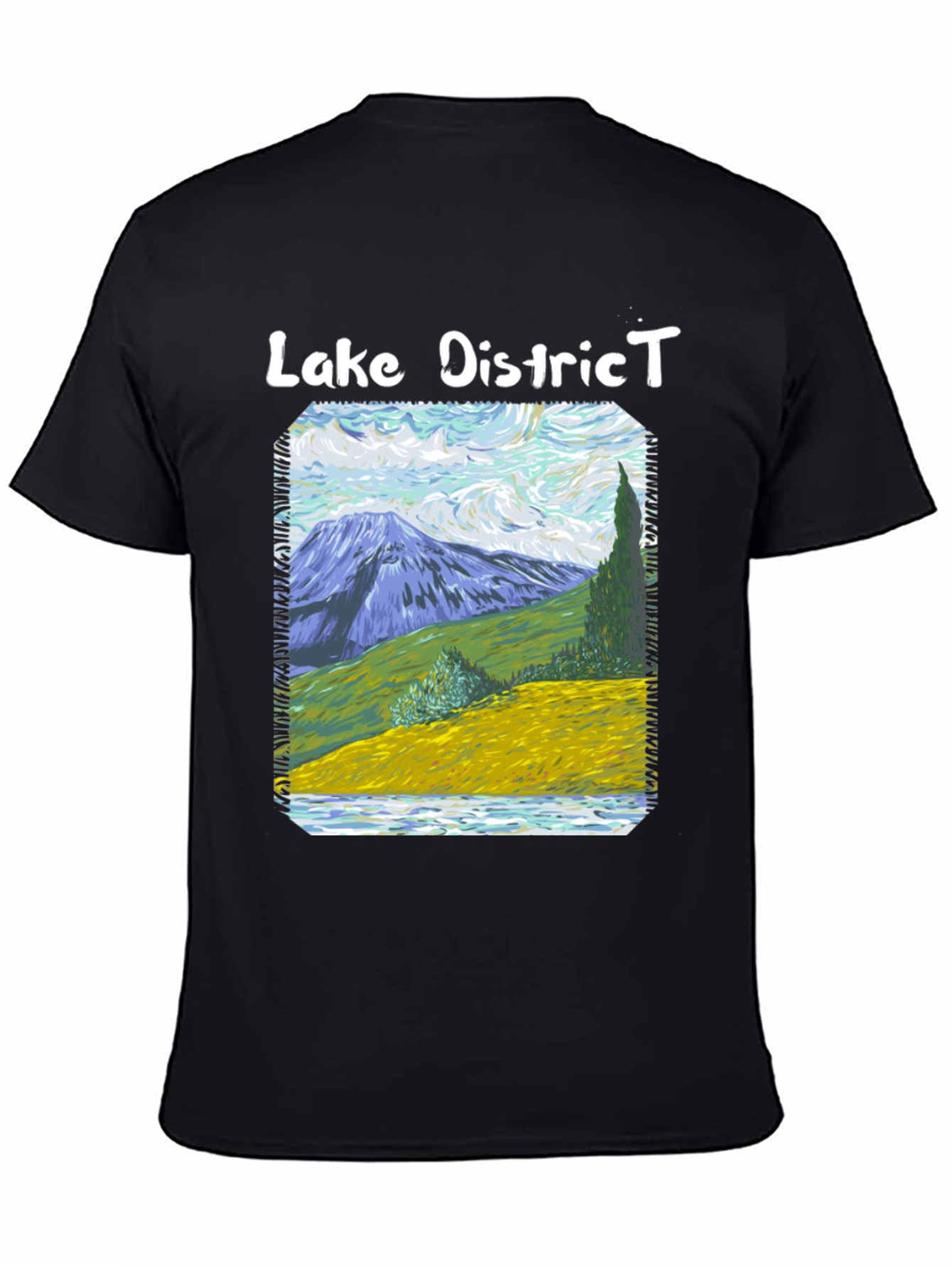 Lake District Van Gogh Style T-Shirt
