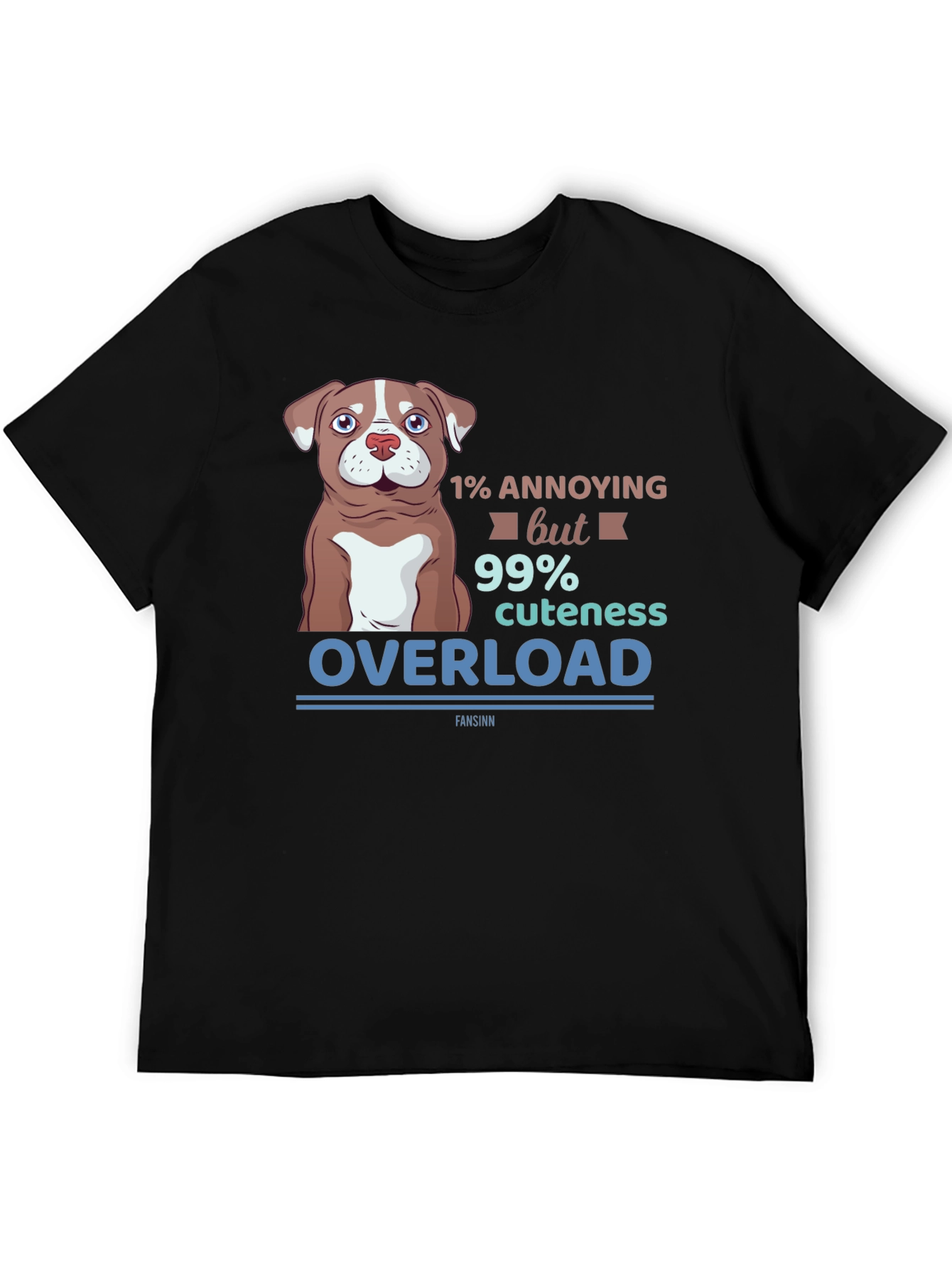 Annoying Cuteness Overload Dog Graphic T-Shirt