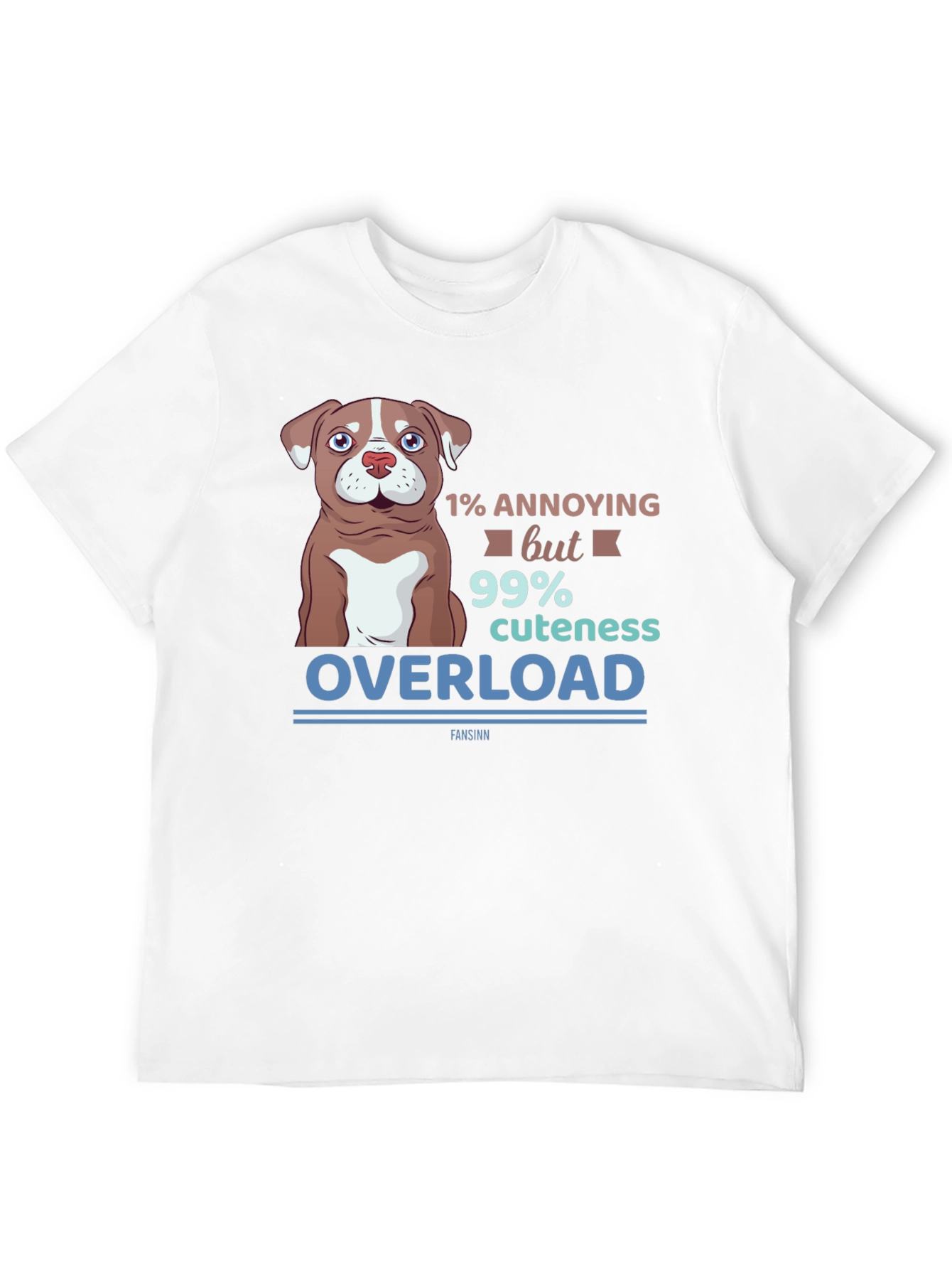 Annoying Cuteness Overload Dog Graphic T-Shirt
