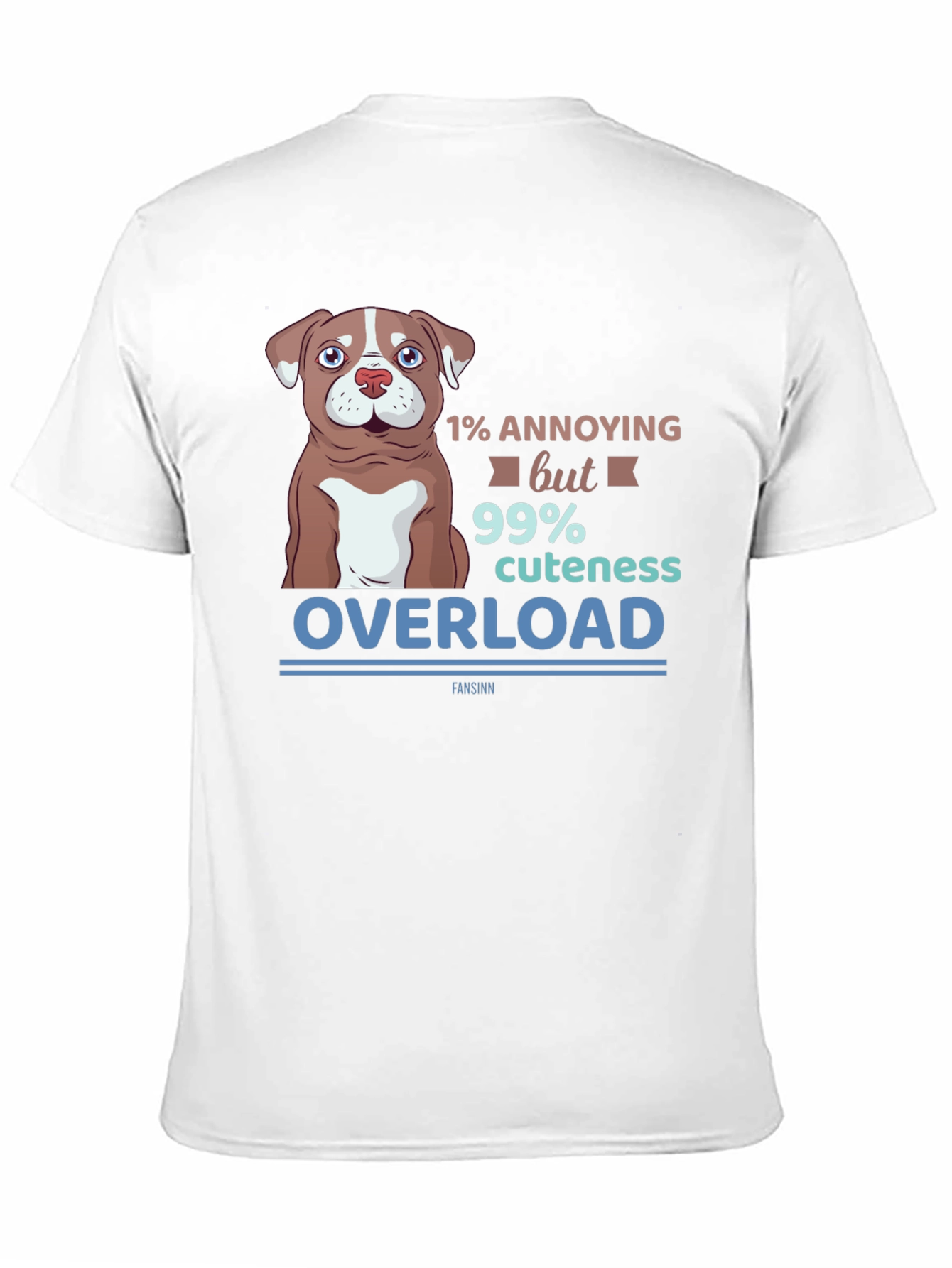 Annoying Cuteness Overload Dog Graphic T-Shirt