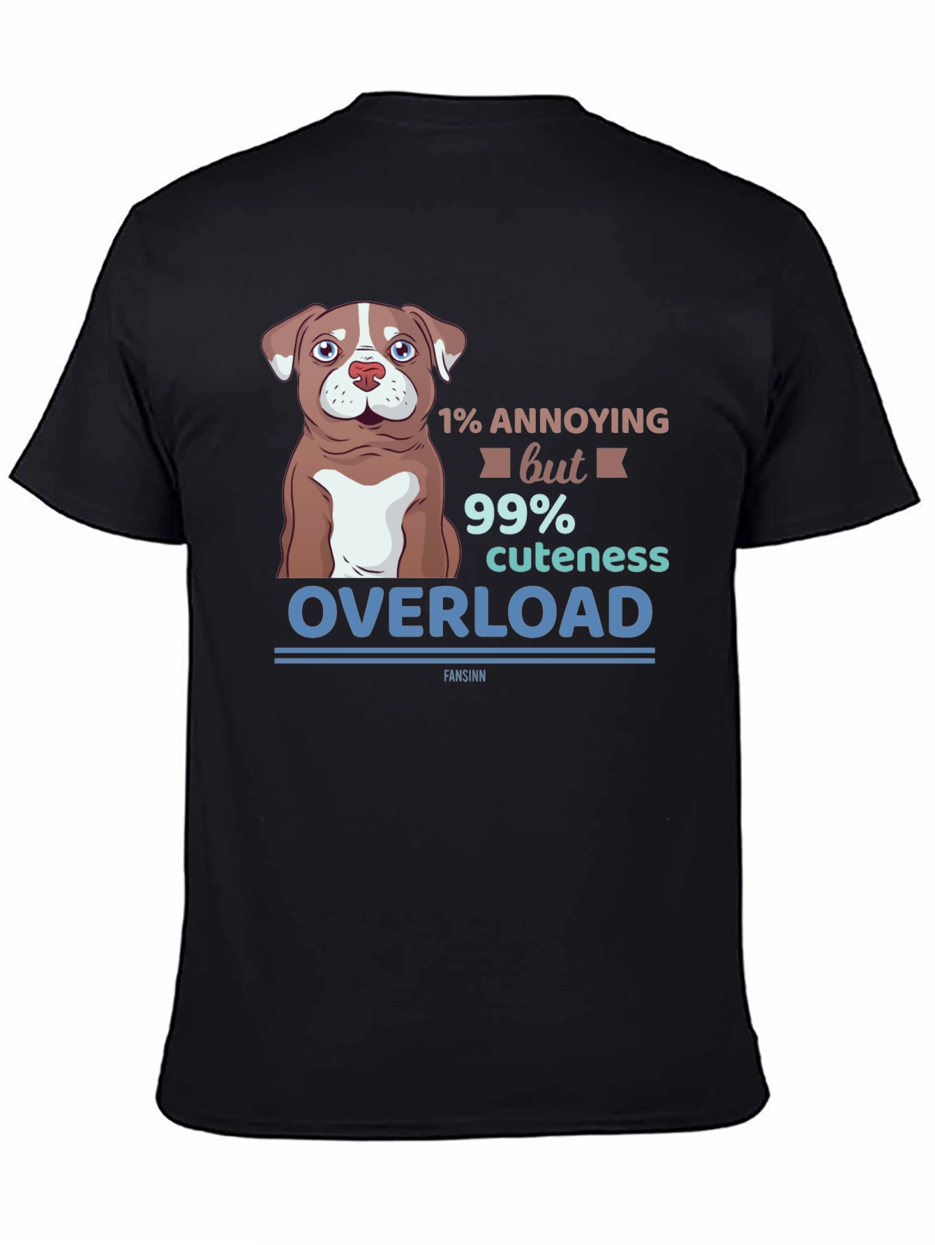 Annoying Cuteness Overload Dog Graphic T-Shirt