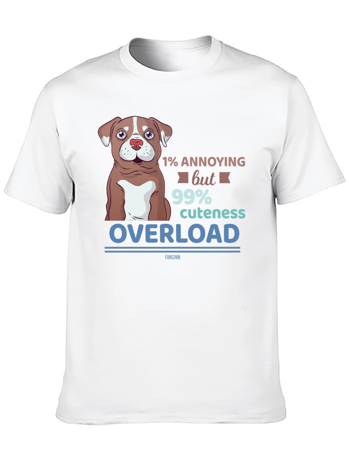 Annoying Cuteness Overload Dog Graphic T-Shirt