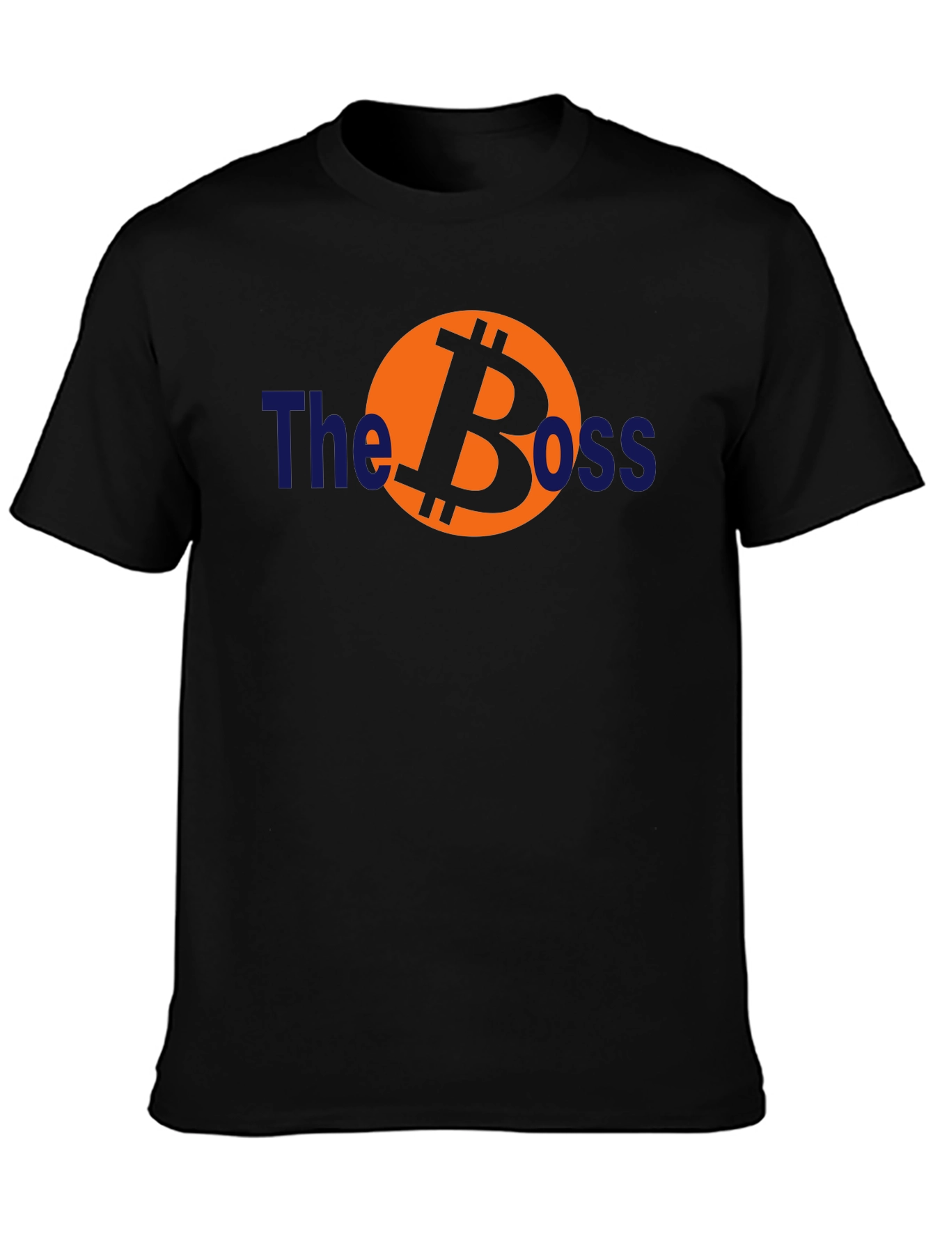 The Boss Bitcoin Graphic T-Shirt - Black