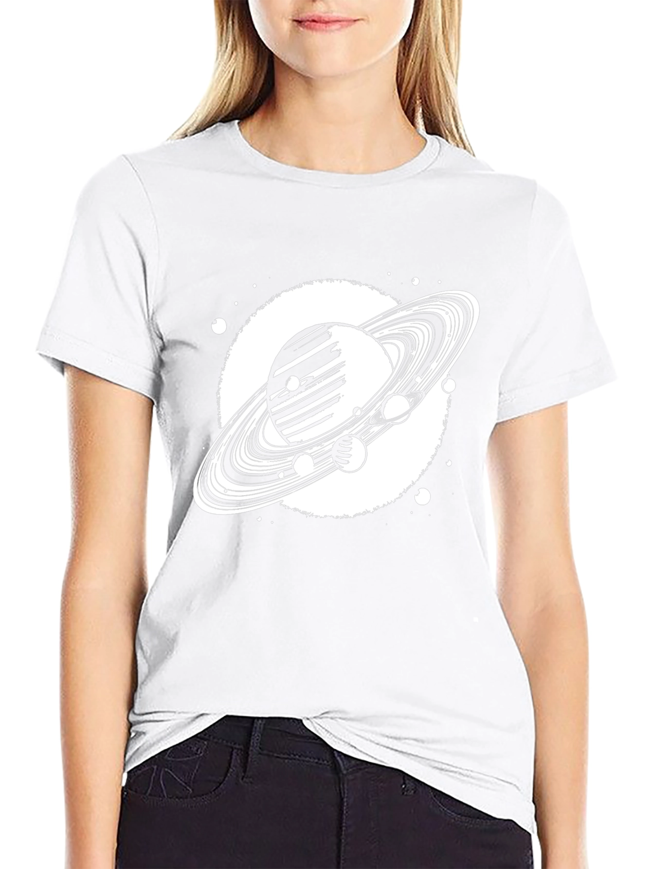 Planetary Ring T-Shirt - Cosmic Graphic Tee