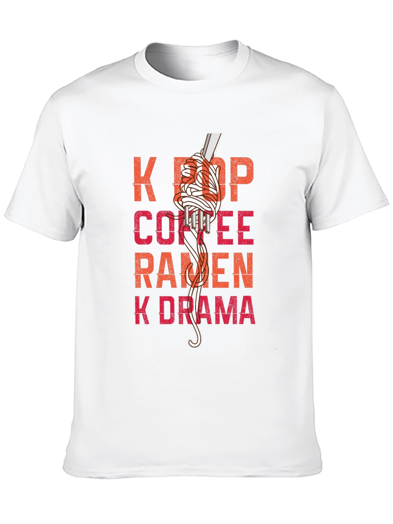 K-Pop Ramen Graphic T-Shirt - Korean Culture Tee