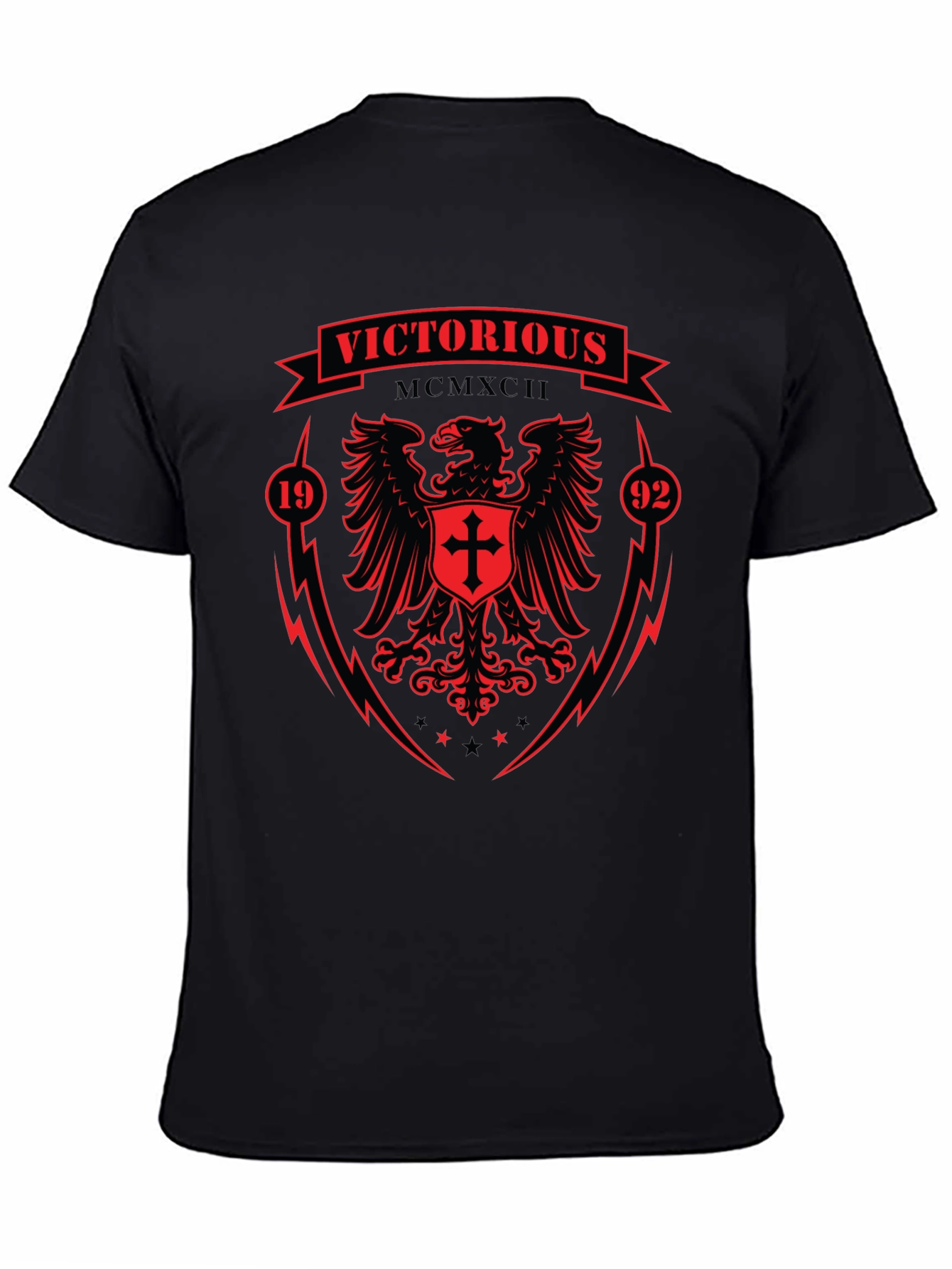 Victorious MCMXCII Graphic T-Shirt - Eagle Design