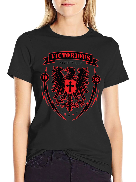 Victorious MCMXCII Graphic T-Shirt - Eagle Design