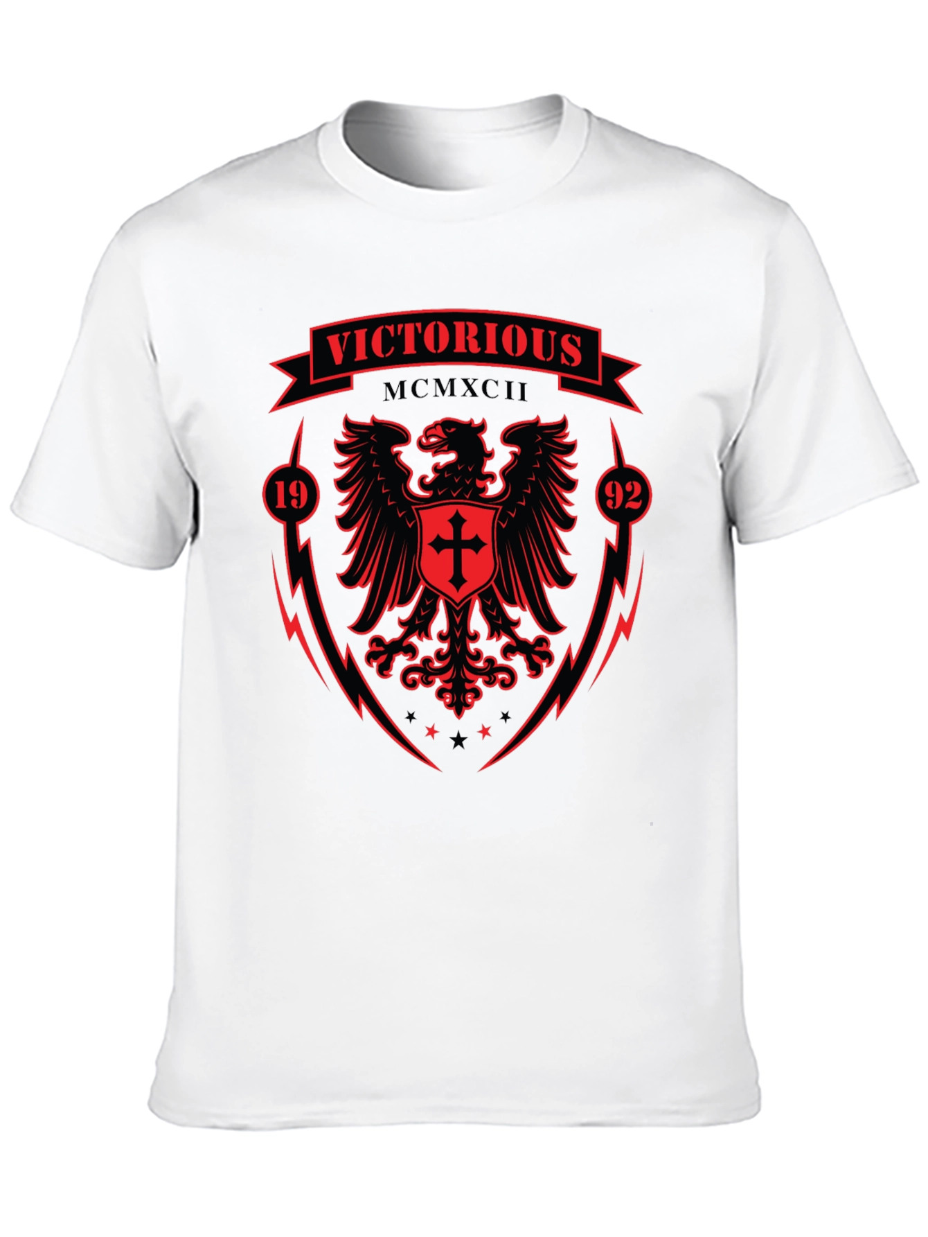 Victorious MCMXCII Graphic T-Shirt - Eagle Design