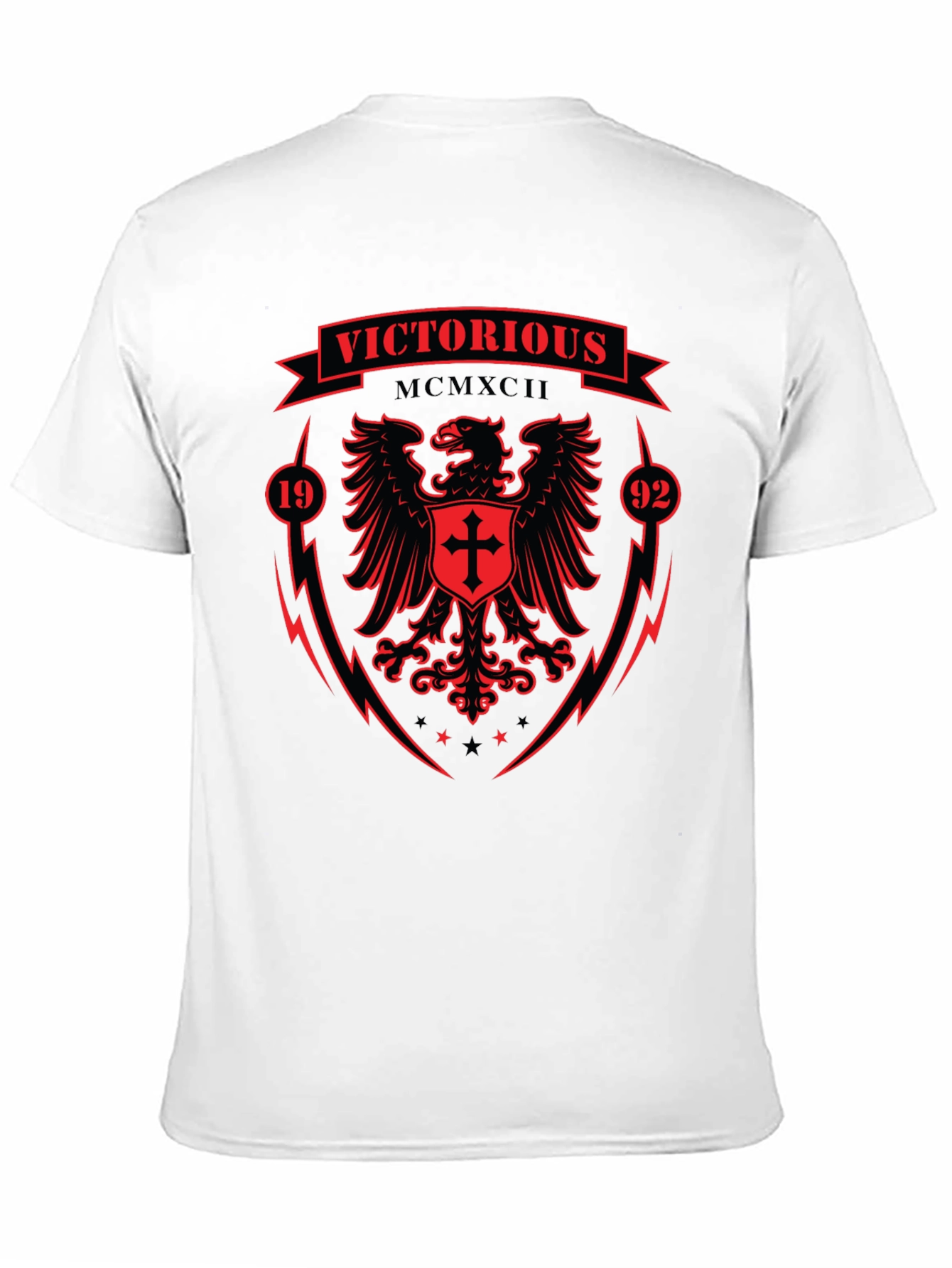 Victorious MCMXCII Graphic T-Shirt - Eagle Design
