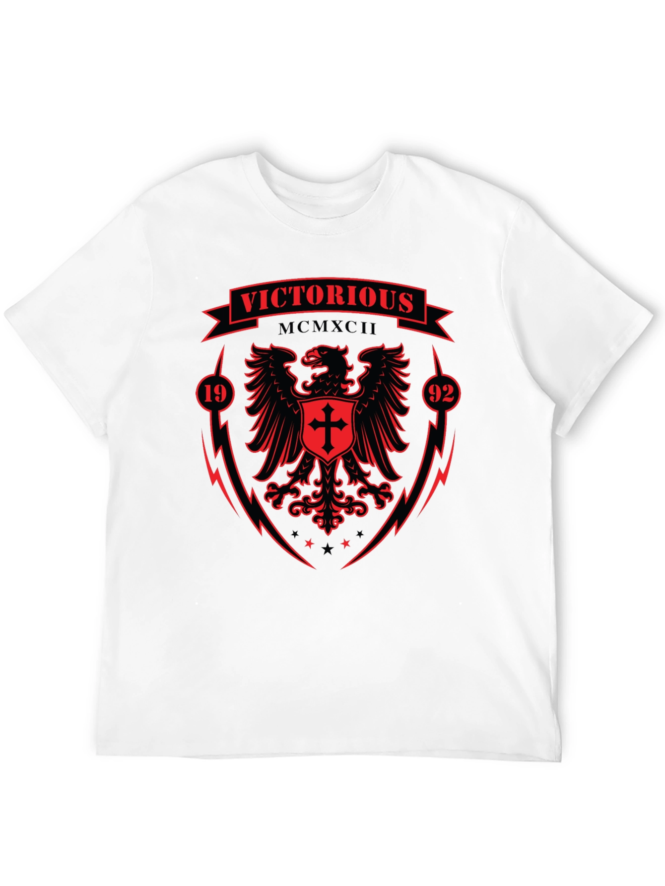 Victorious MCMXCII Graphic T-Shirt - Eagle Design