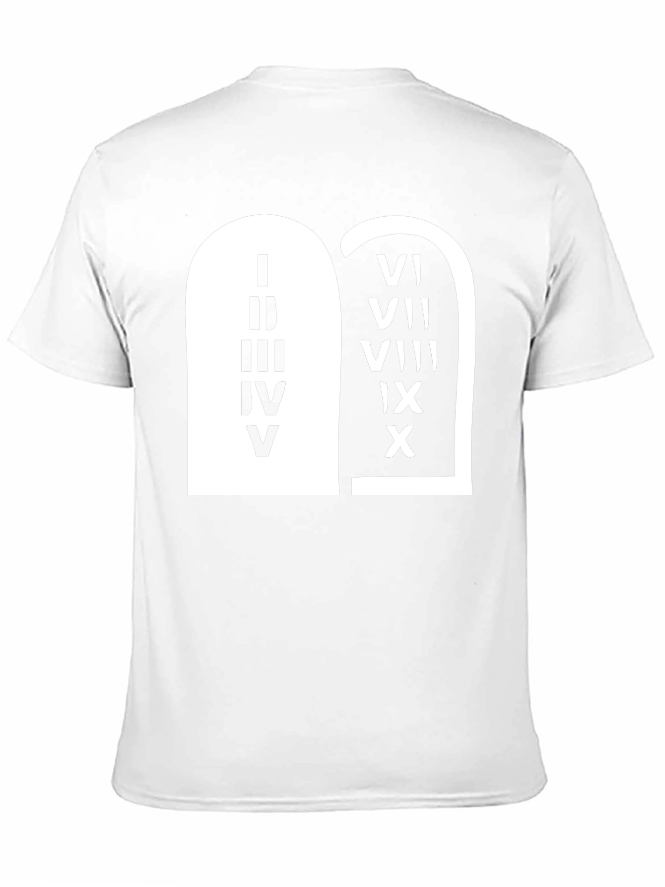 Ten Commandments Roman Numerals T-Shirt