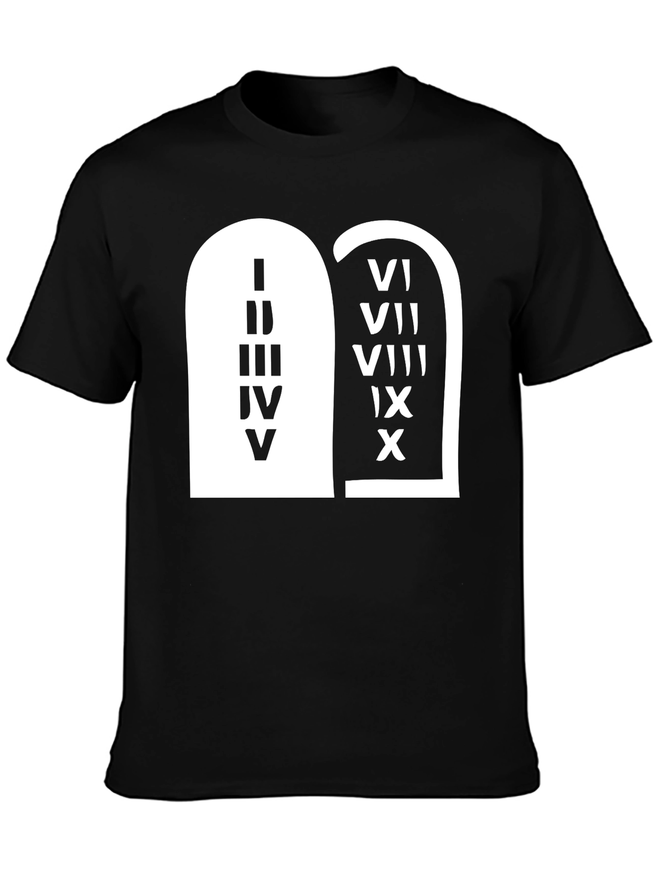 Ten Commandments Roman Numerals T-Shirt