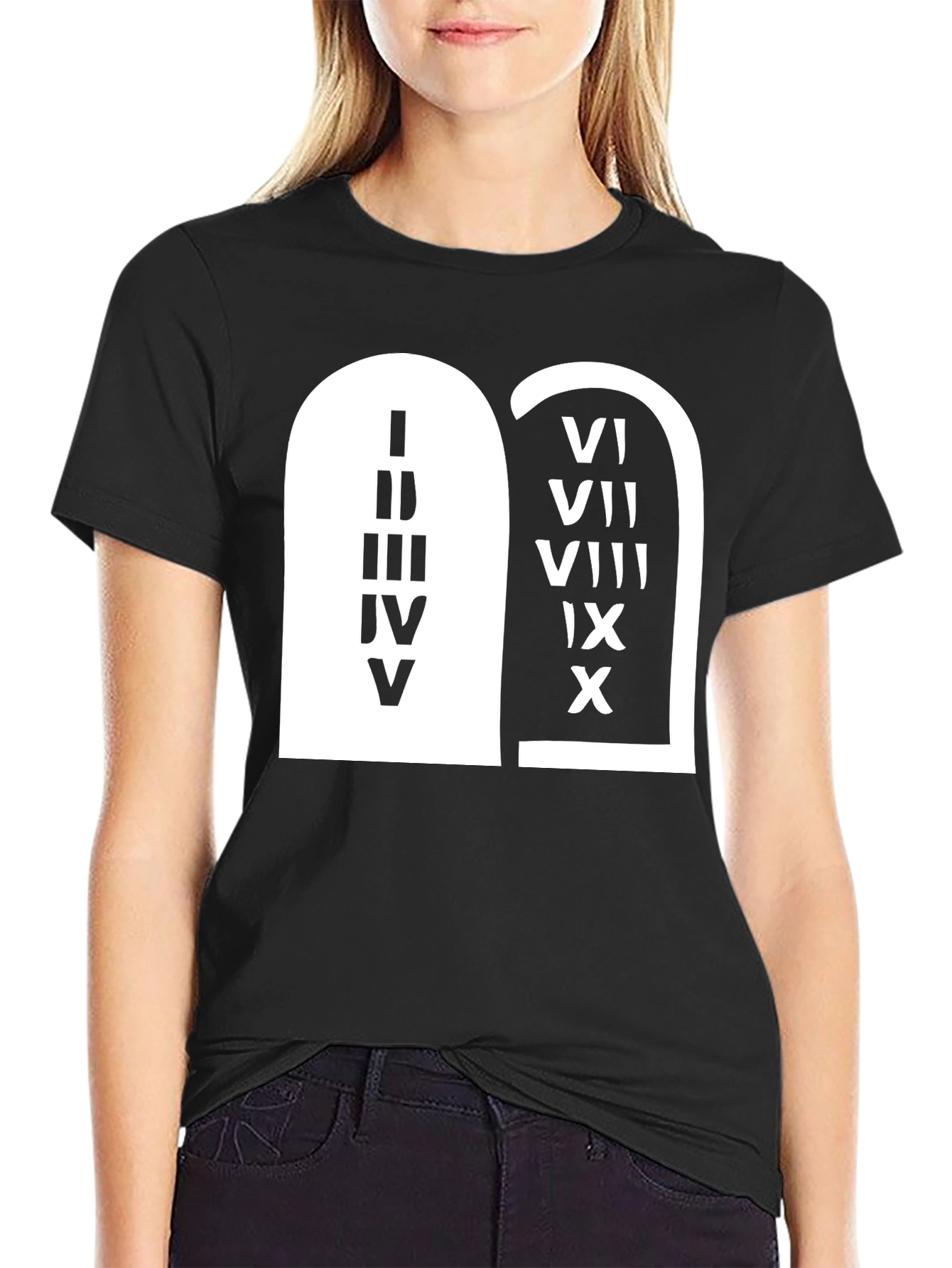 Ten Commandments Roman Numerals T-Shirt
