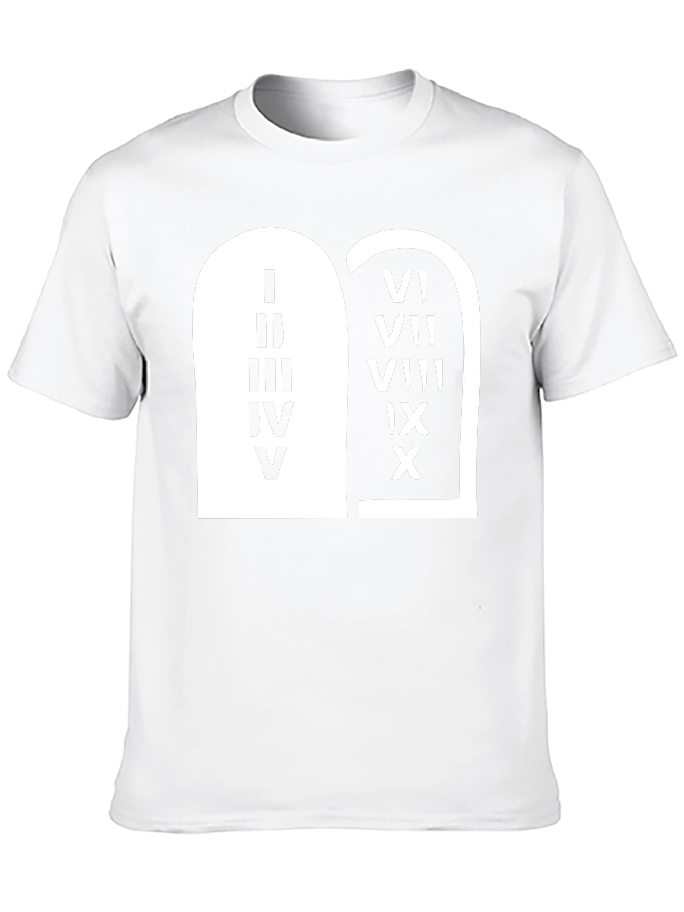 Ten Commandments Roman Numerals T-Shirt