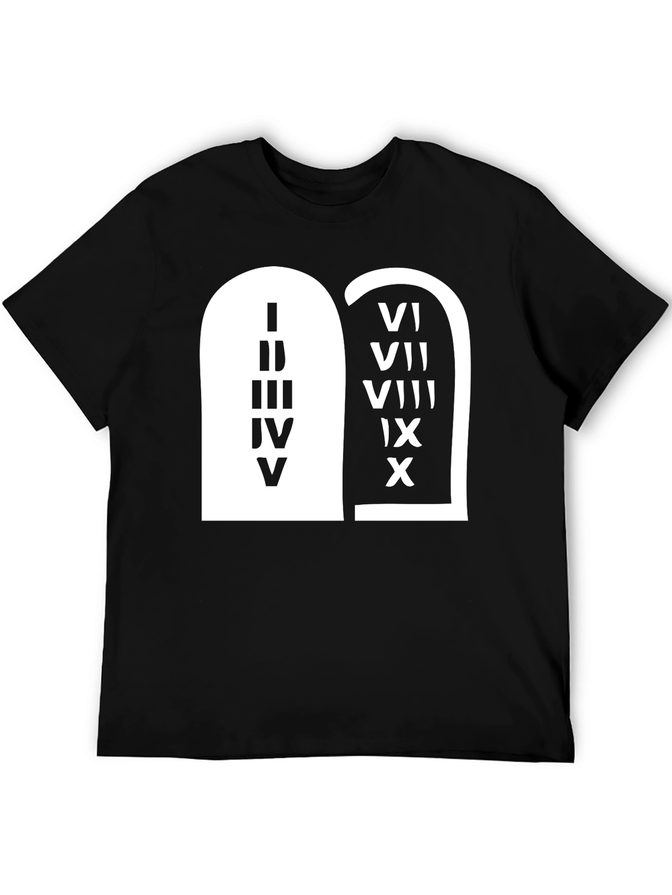 Ten Commandments Roman Numerals T-Shirt