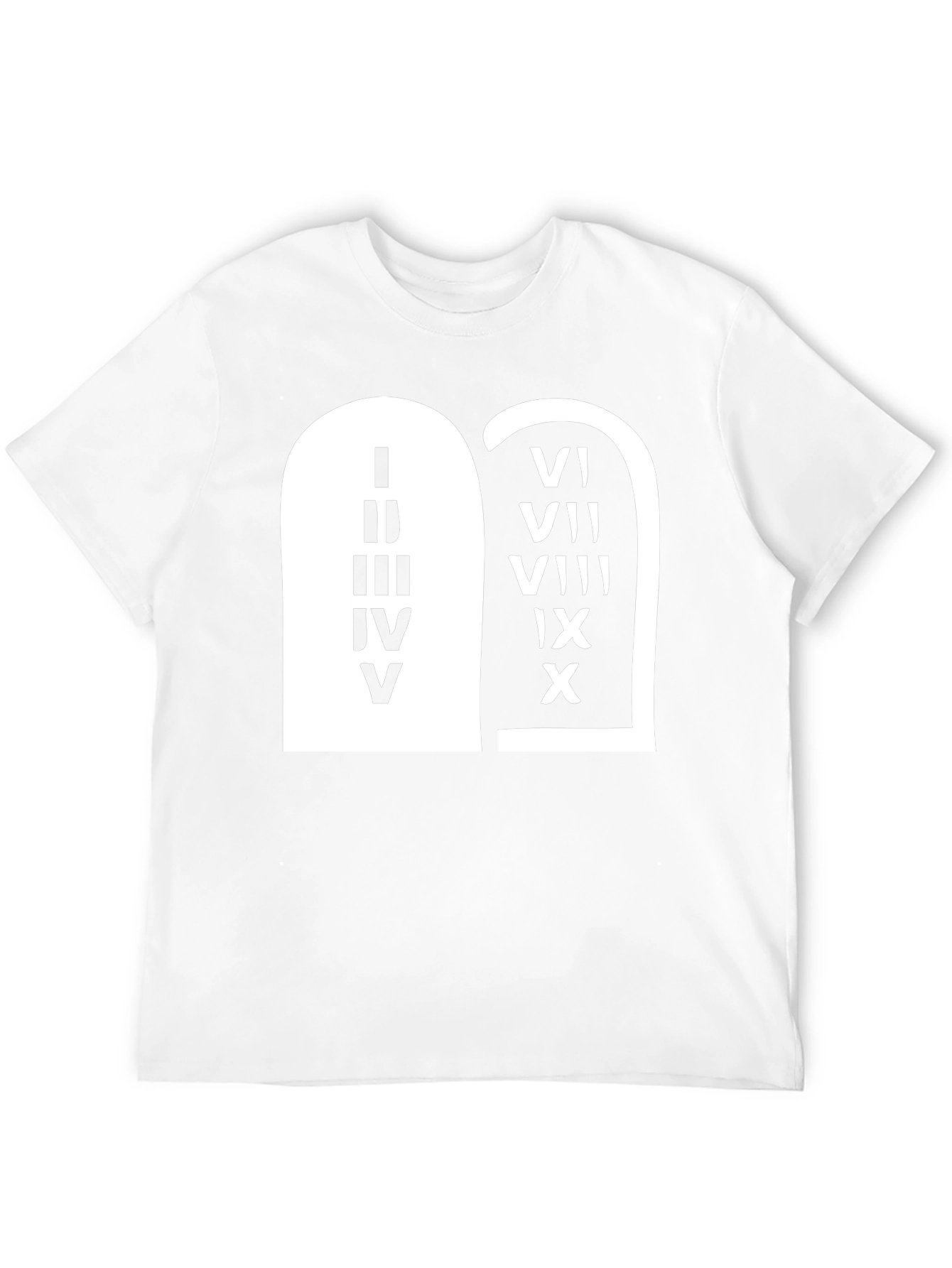 Ten Commandments Roman Numerals T-Shirt
