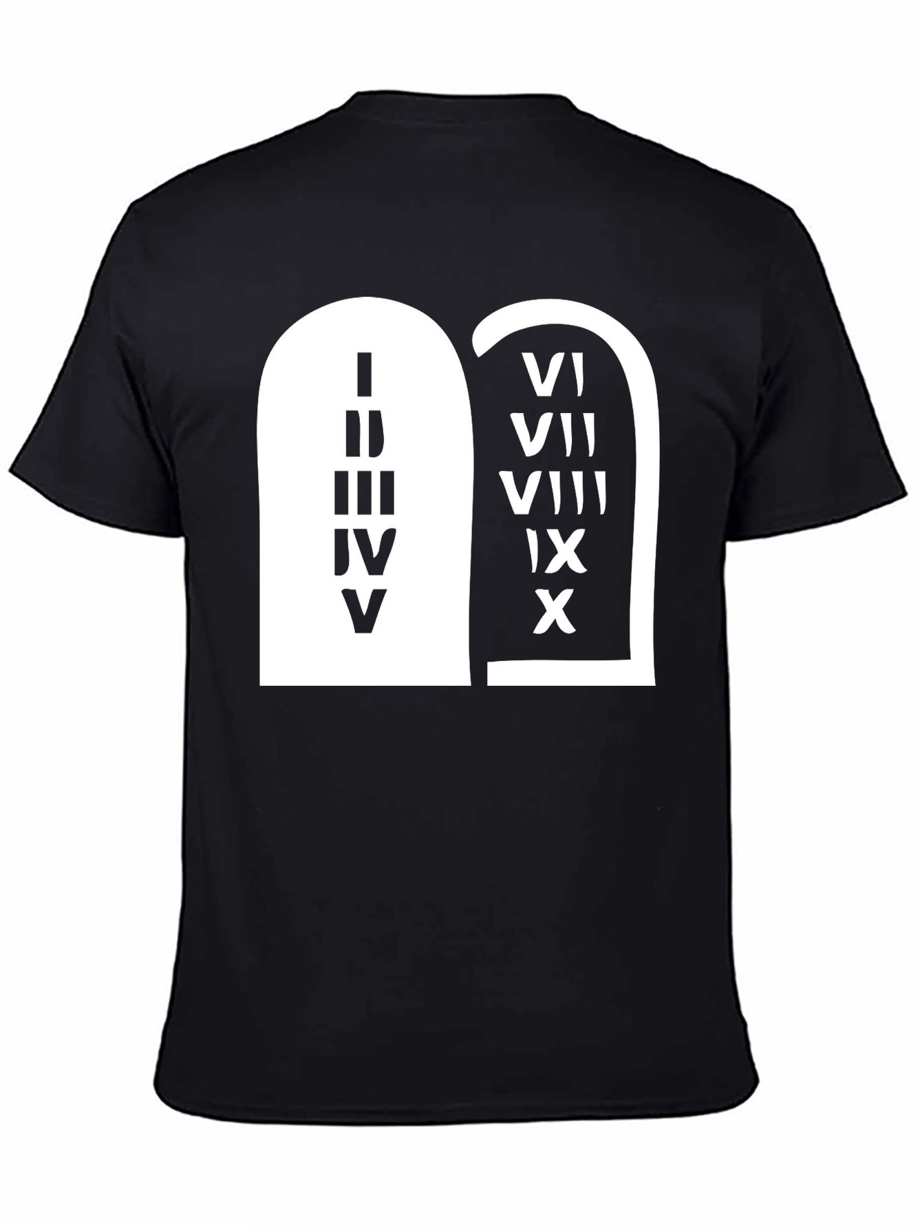 Ten Commandments Roman Numerals T-Shirt
