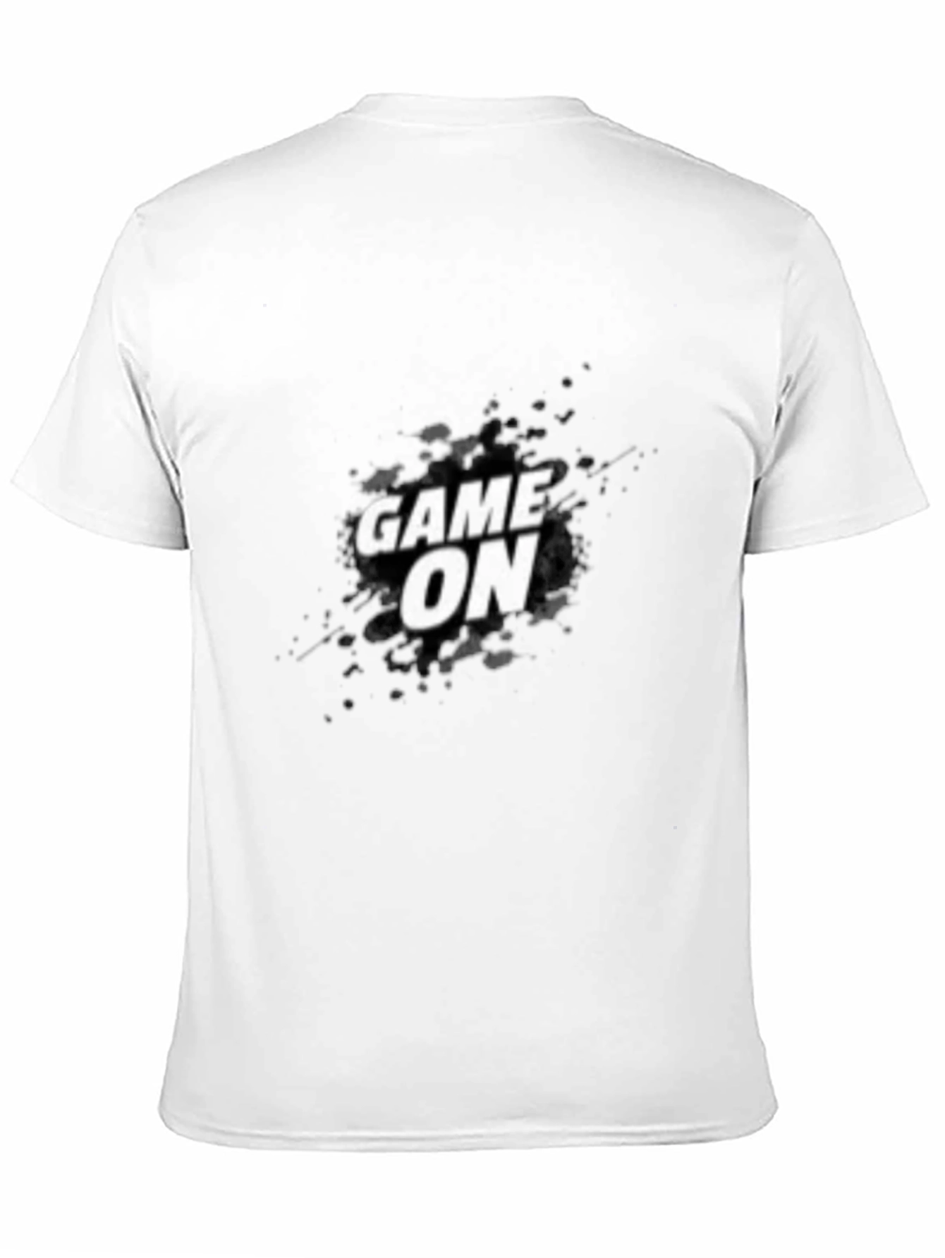 Game On Graphic T-Shirt - Black Crew Neck Tee