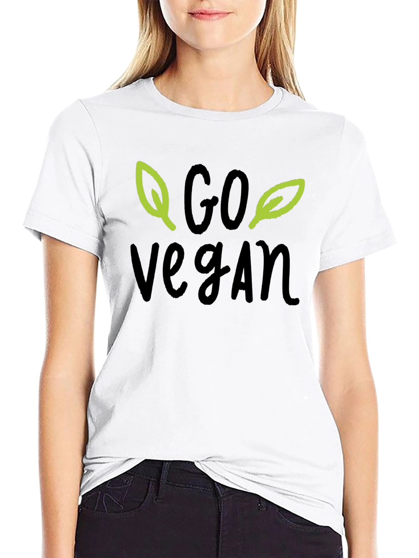 Go Vegan T-Shirt - Eco-Friendly Stylish Tee