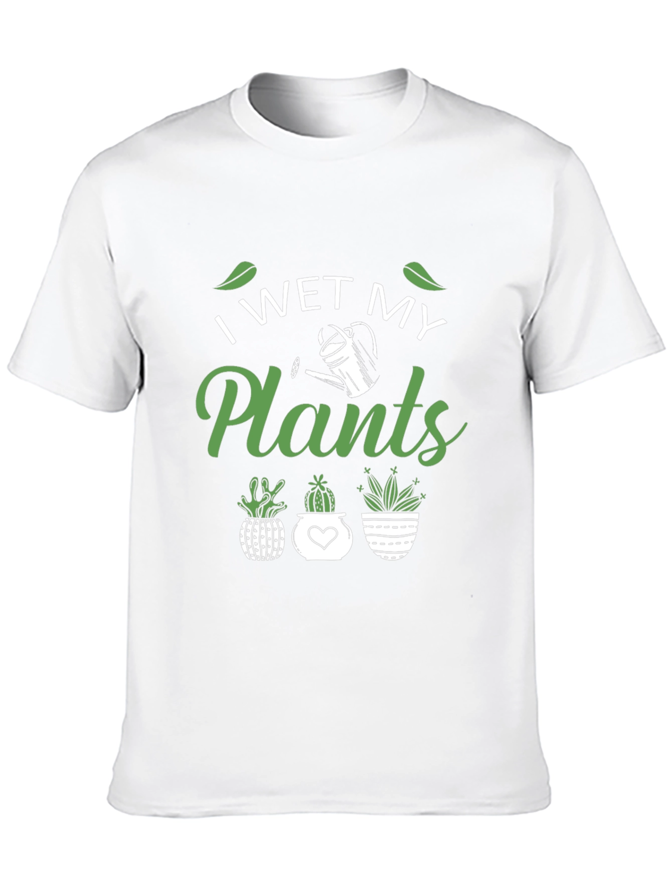 I Wet My Plants Funny Gardening T-Shirt