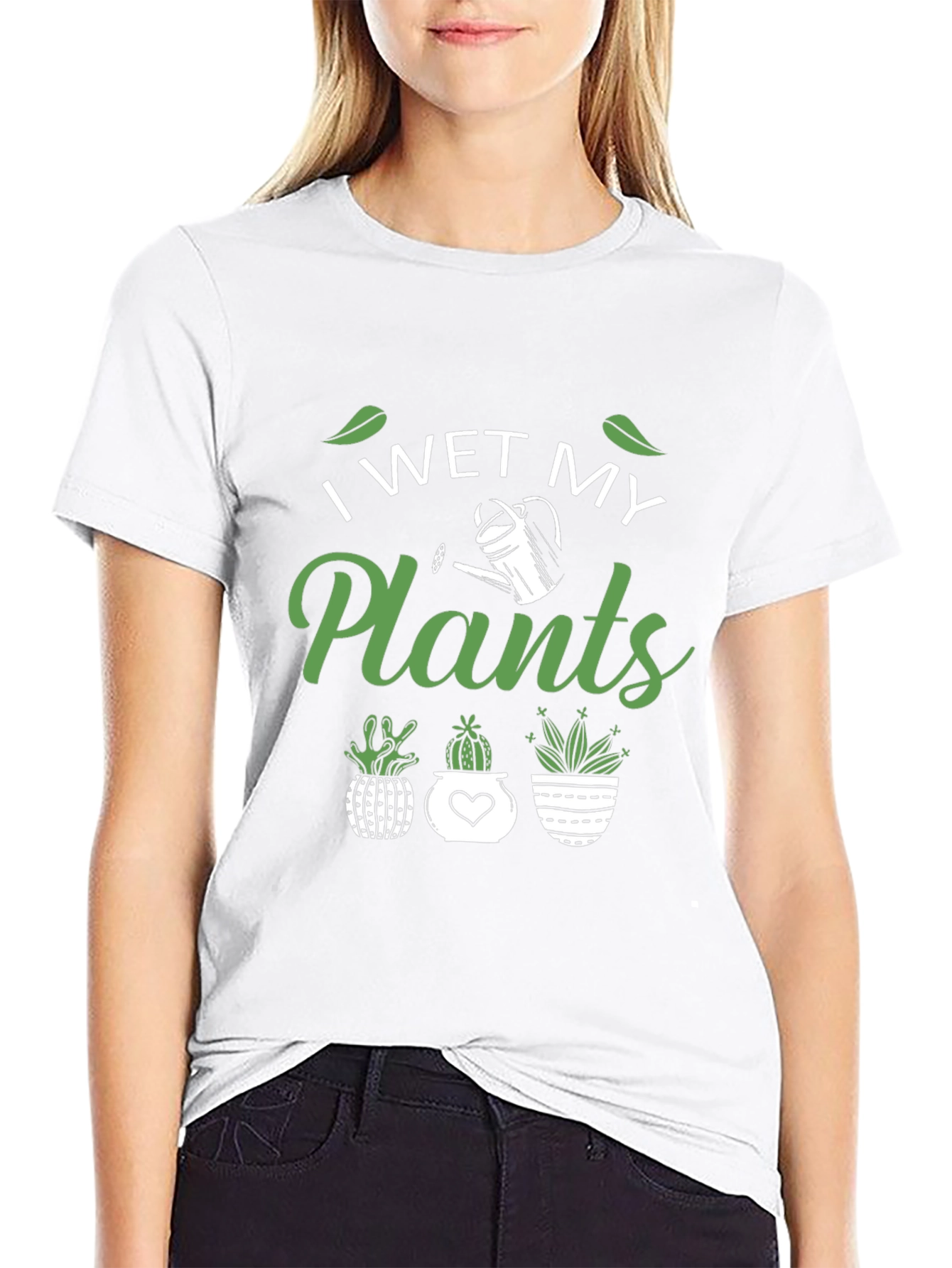 I Wet My Plants Funny Gardening T-Shirt