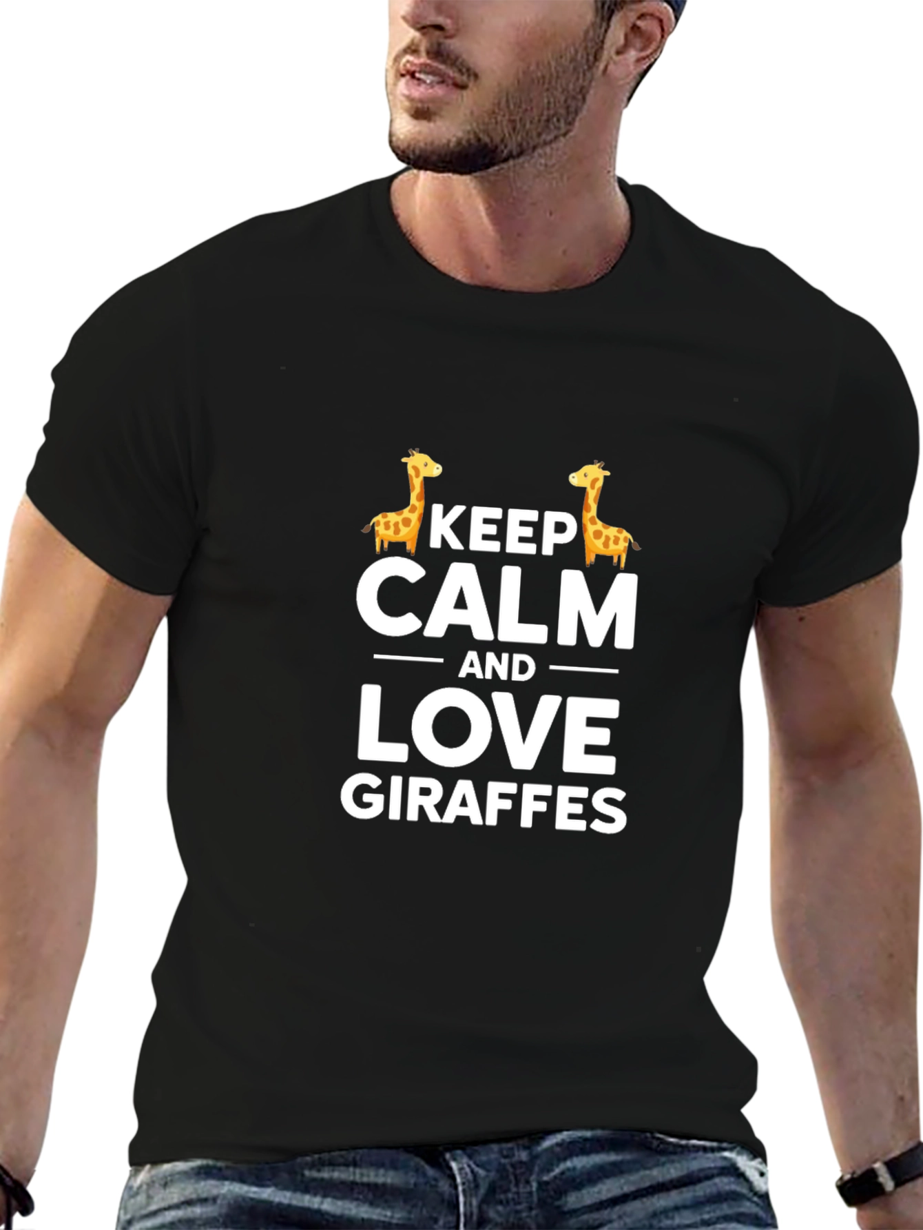 Keep Calm and Love Giraffes T-Shirt