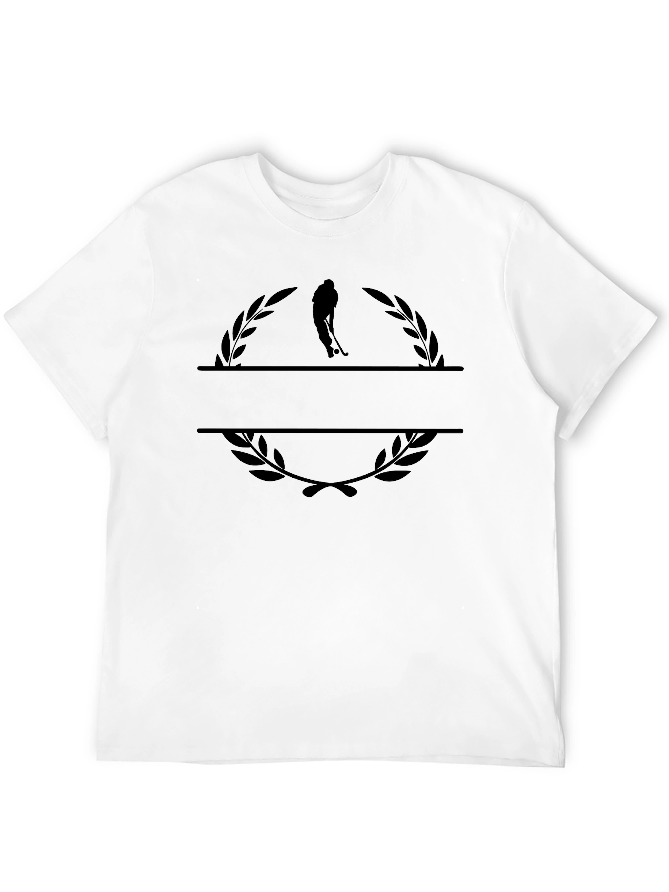 Golf Laurel Graphic Tee - Mens Black T-Shirt