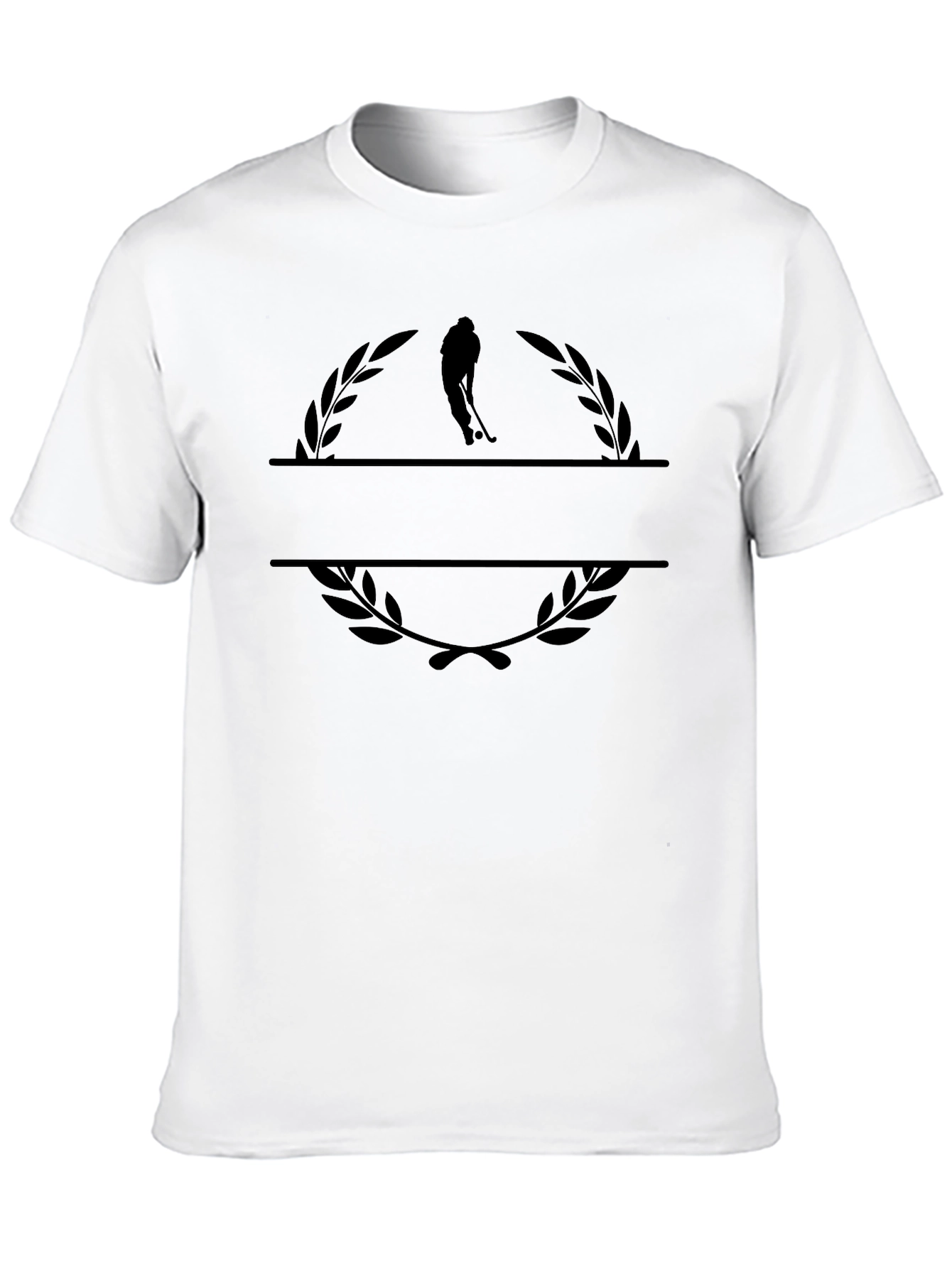 Golf Laurel Graphic Tee - Mens Black T-Shirt