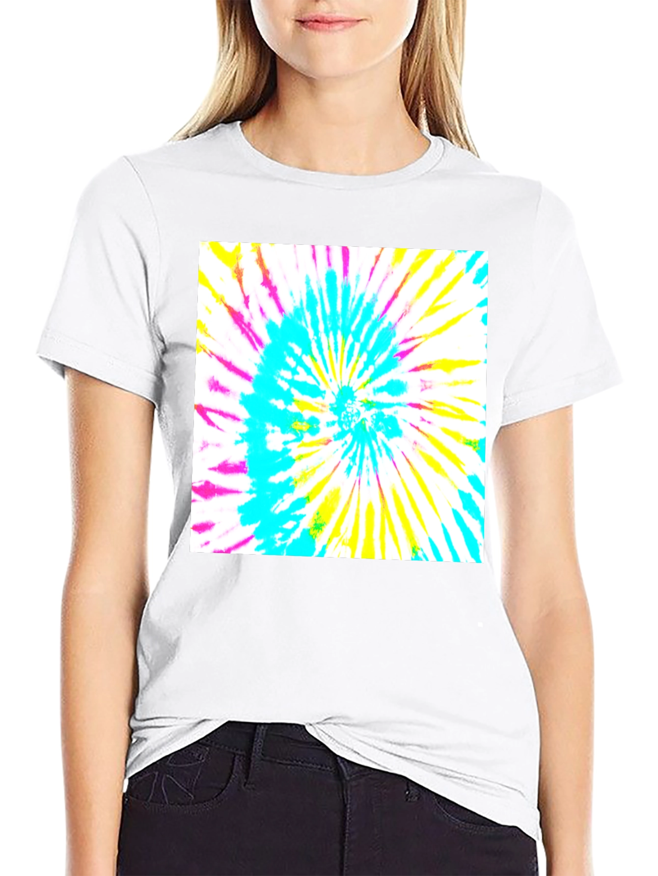 Retro Tie-Dye Graphic Tee