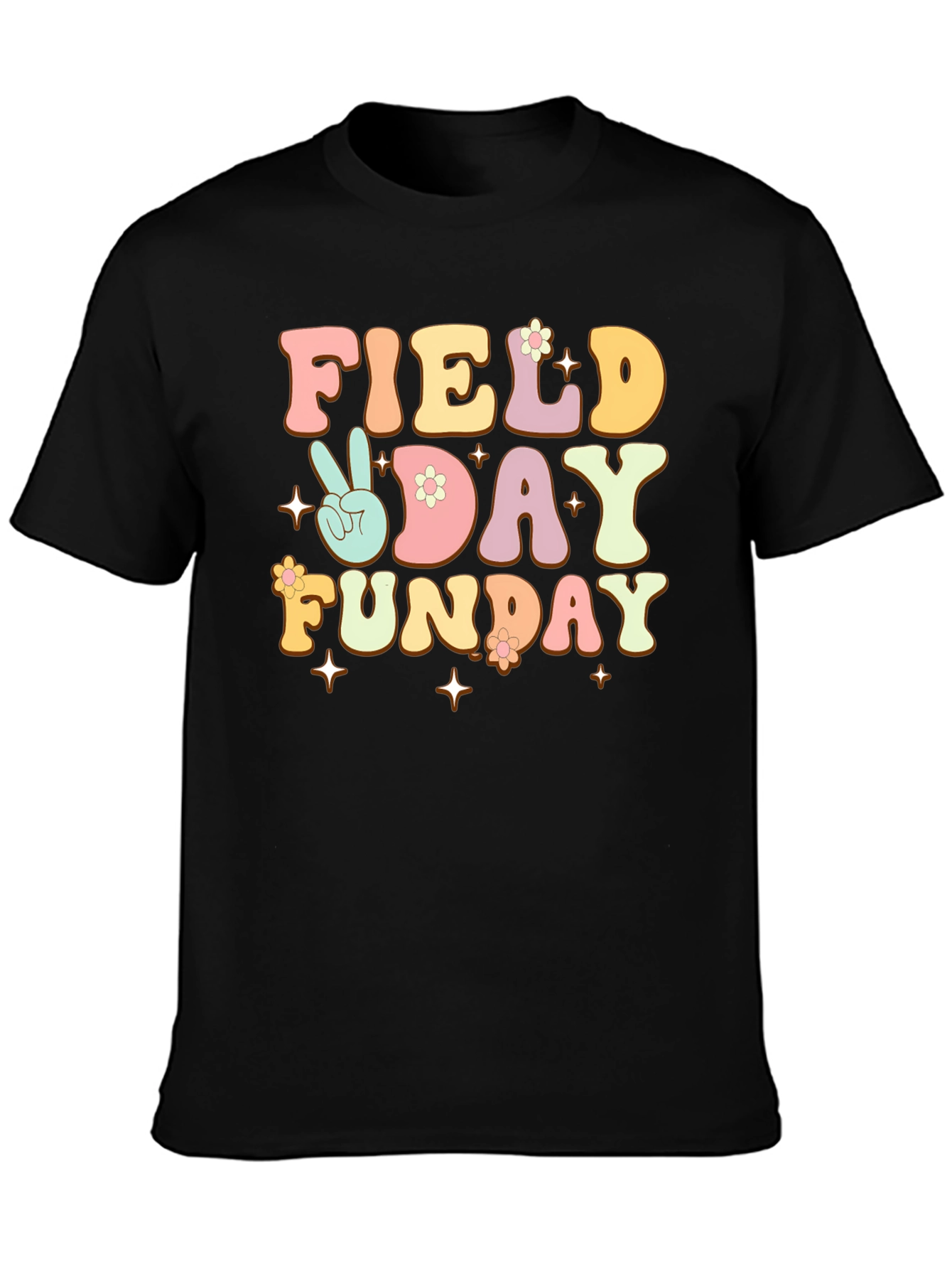 Field Day Funday Black Graphic Tee
