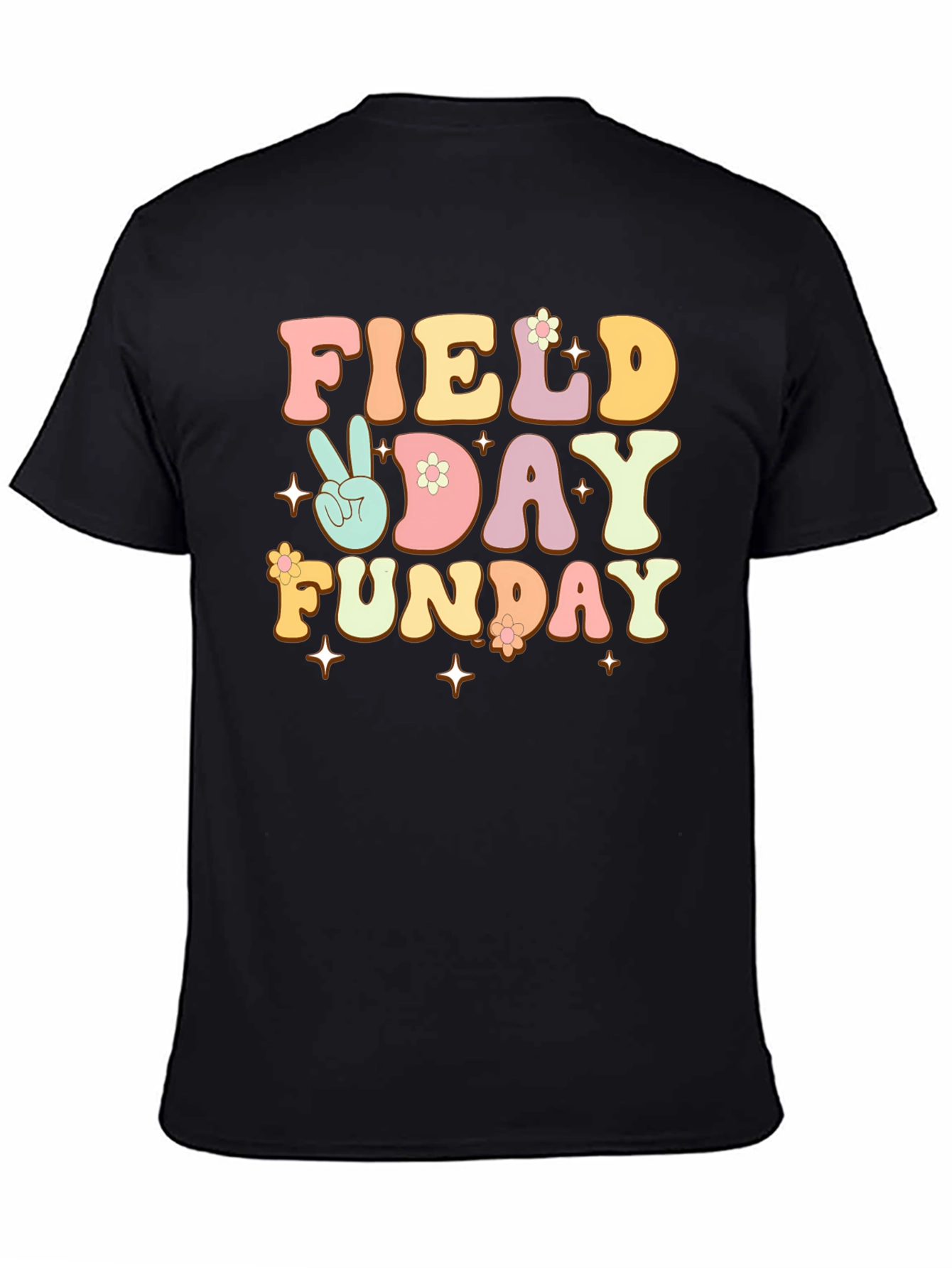 Field Day Funday Black Graphic Tee