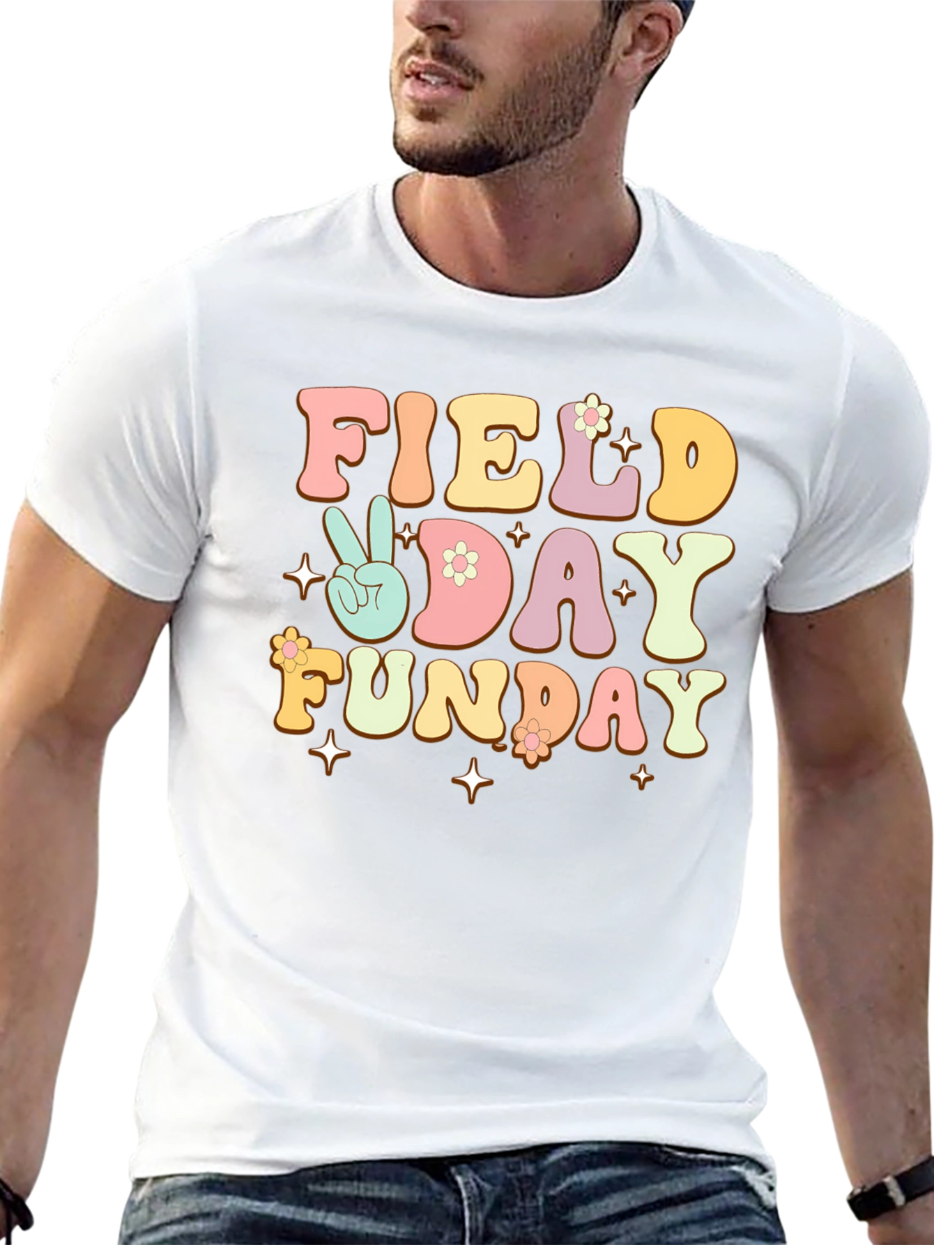 Field Day Funday Black Graphic Tee