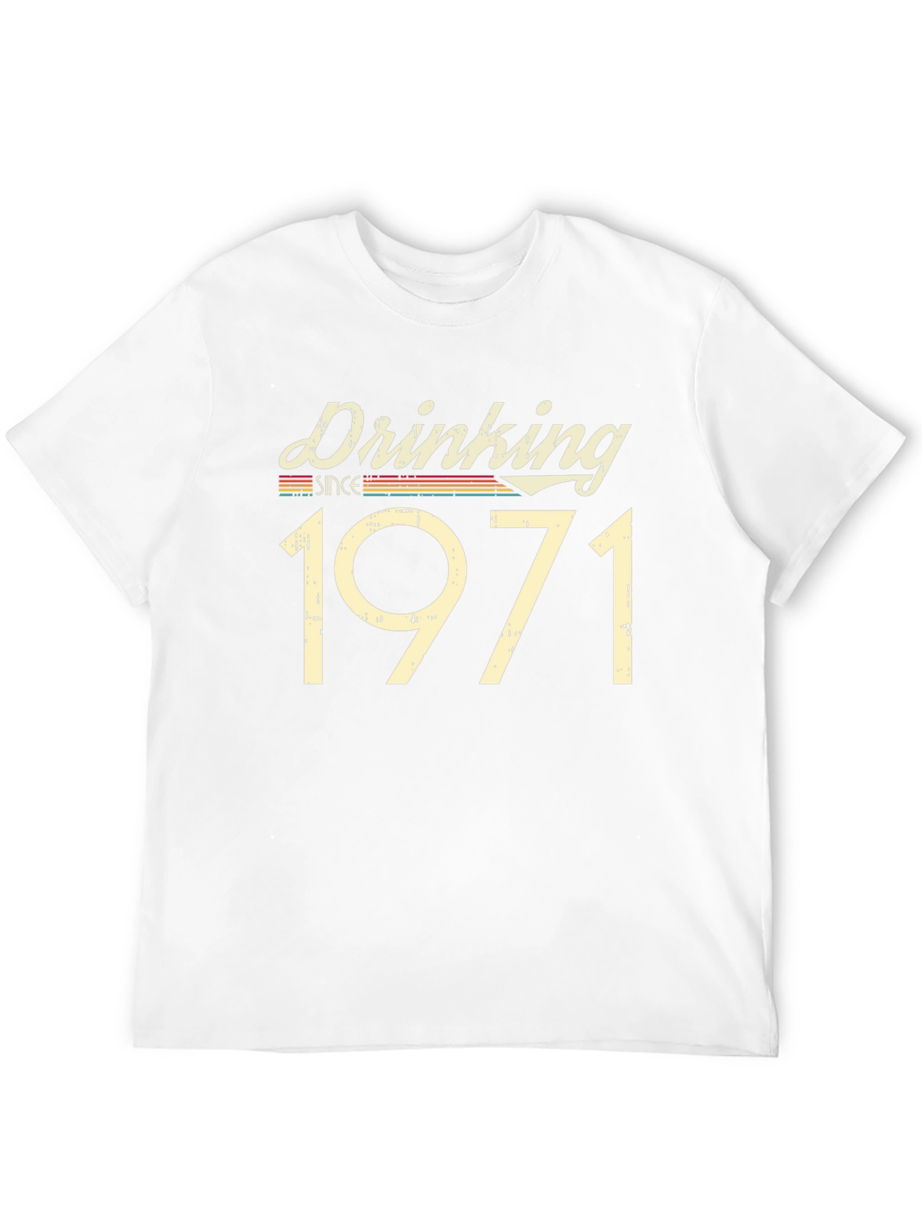 Drinking Since 1971 Graphic Tee - Black