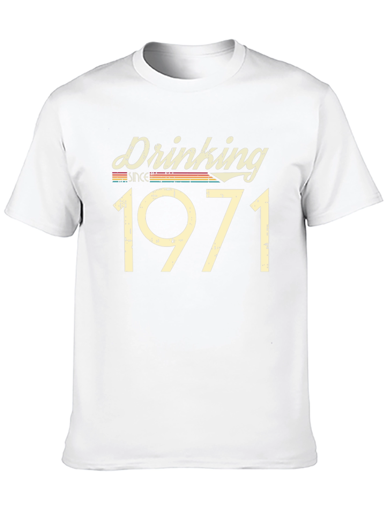 Drinking Since 1971 Graphic Tee - Black