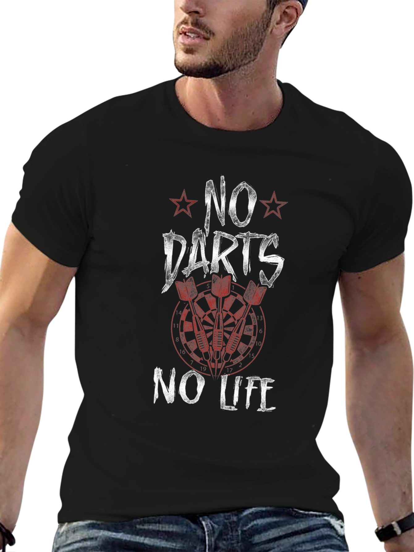 No Darts No Life Graphic T-Shirt