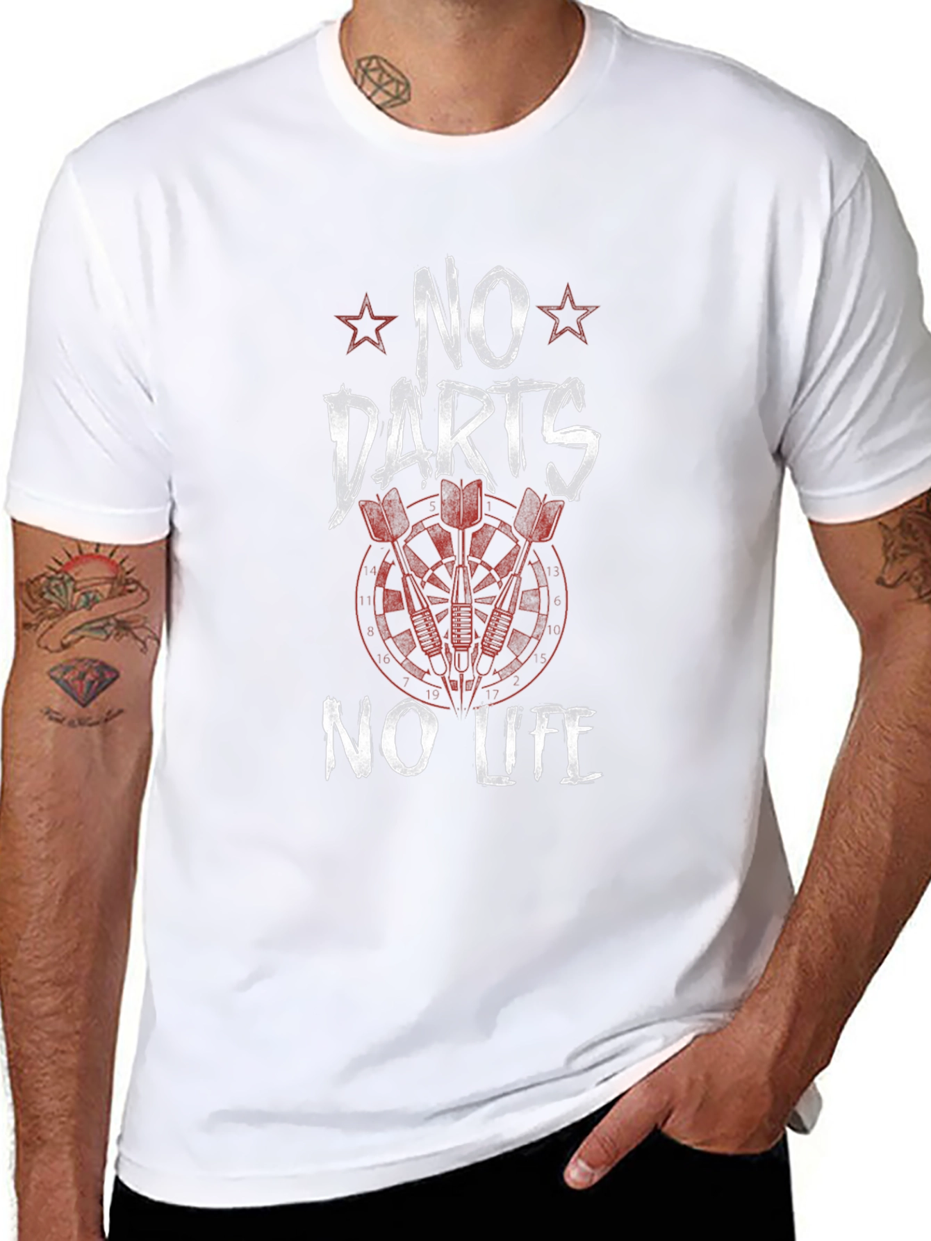 No Darts No Life Graphic T-Shirt