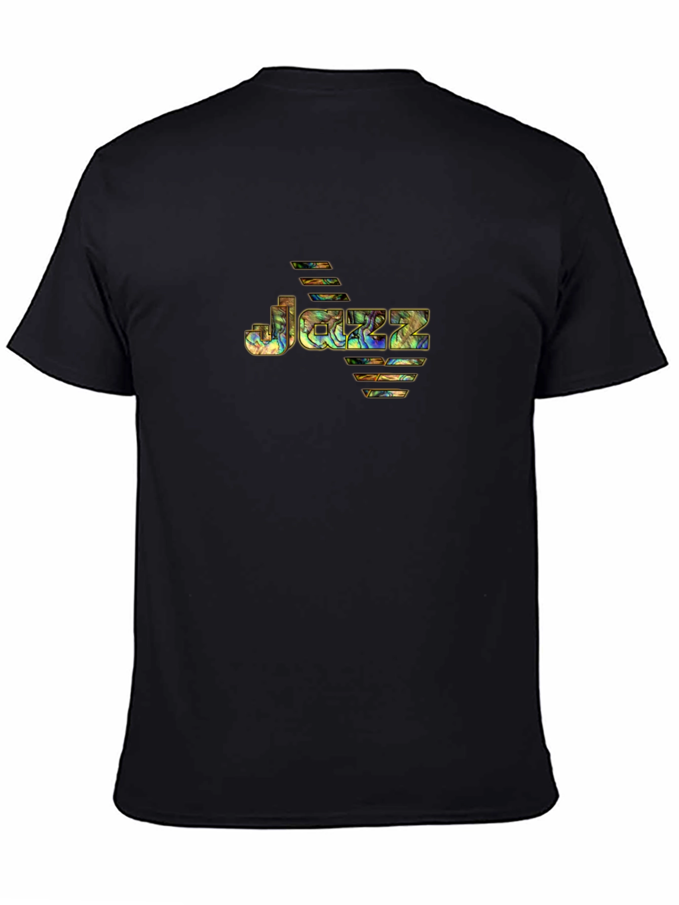 Jazz Music Graphic T-Shirt - Black