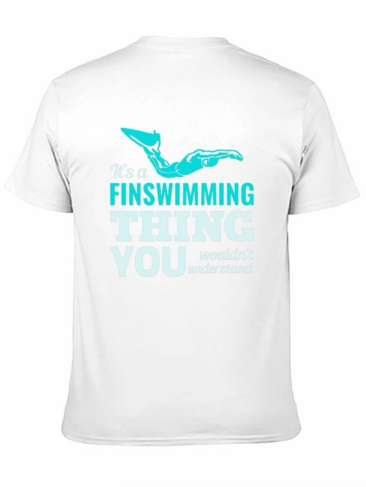 Fin Swimming Thing T-Shirt Diver Gift Idea