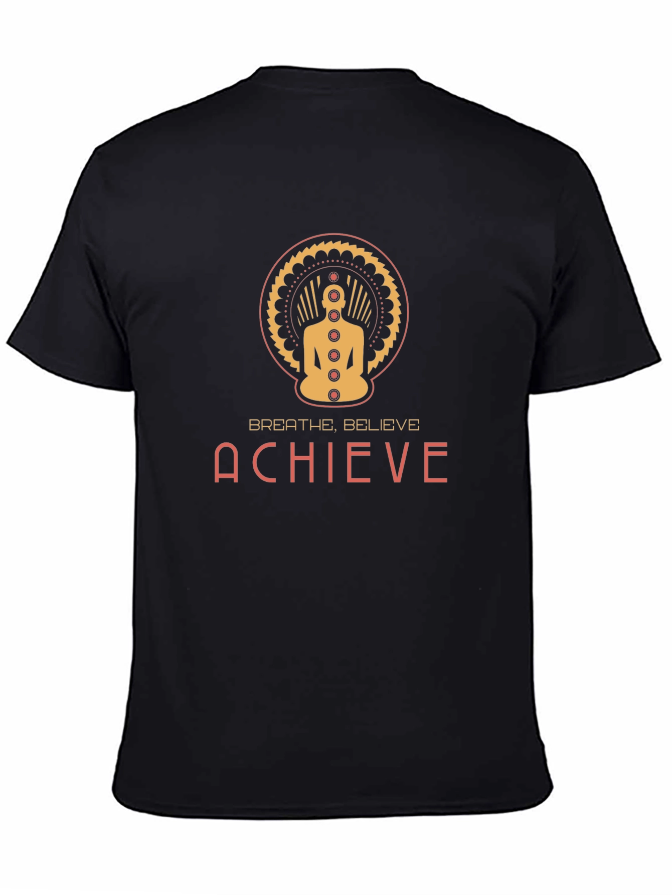 Achieve Meditation Chakra Graphic T-Shirt