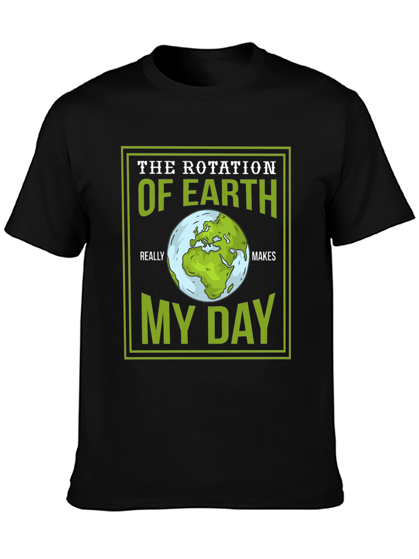 Earth Rotation T-Shirt - Funny Science Tee
