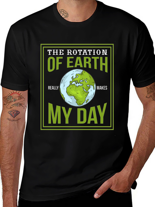 Earth Rotation T-Shirt - Funny Science Tee