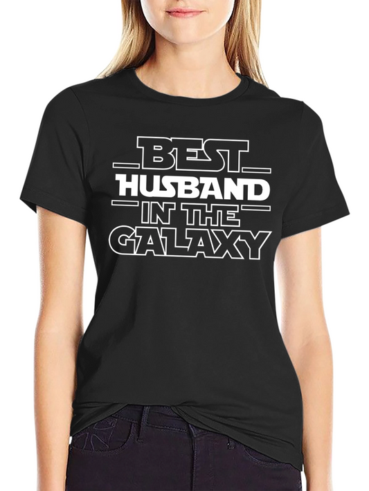 Best Husband in the Galaxy T-Shirt - Black